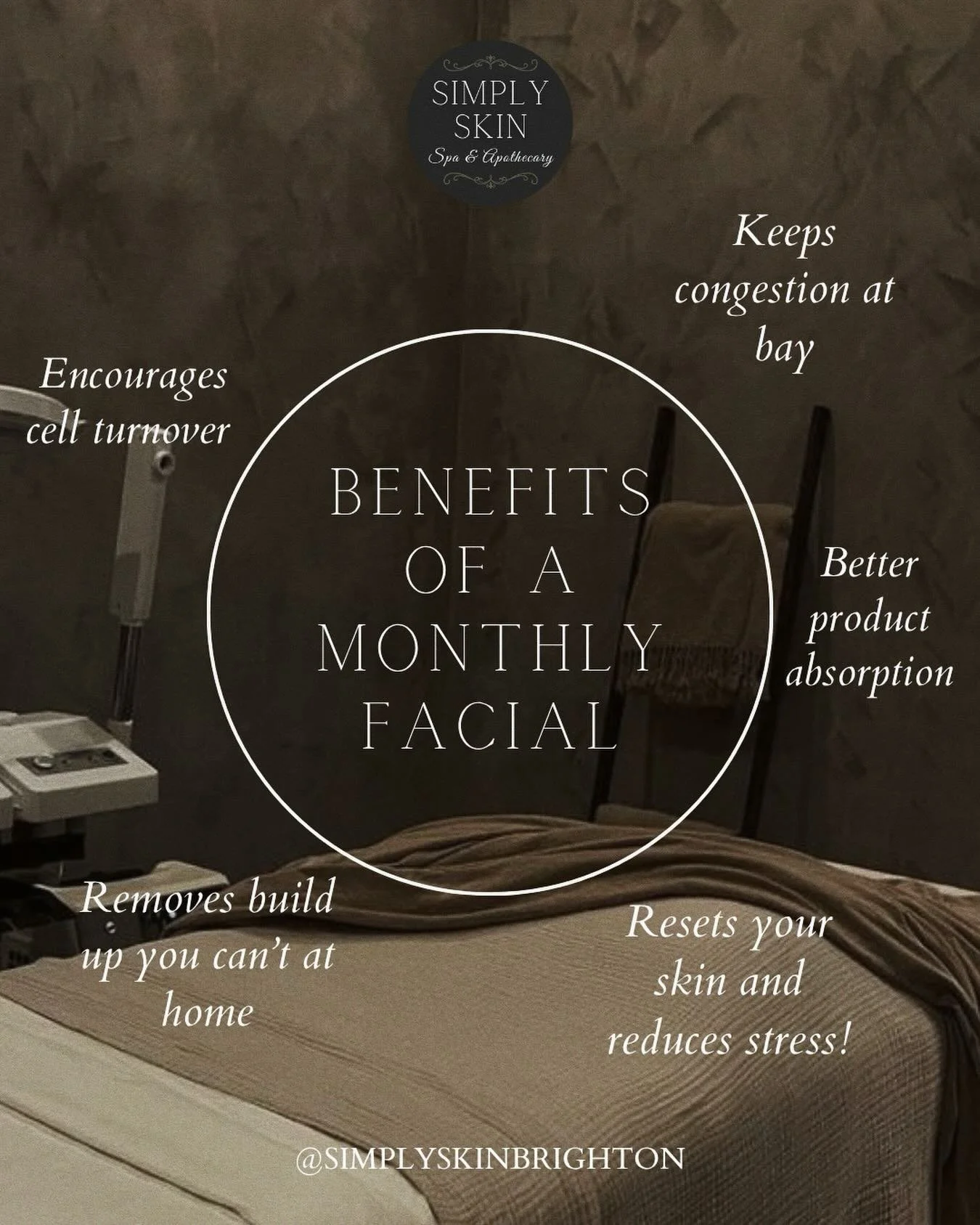 Consistency is where the magic happens ✨

A monthly facial isn&rsquo;t just about relaxation&mdash; it&rsquo;s about supporting your skin through every season, stressor, hormonal shift, and lifestyle change.

Just like working out or nourishing your 