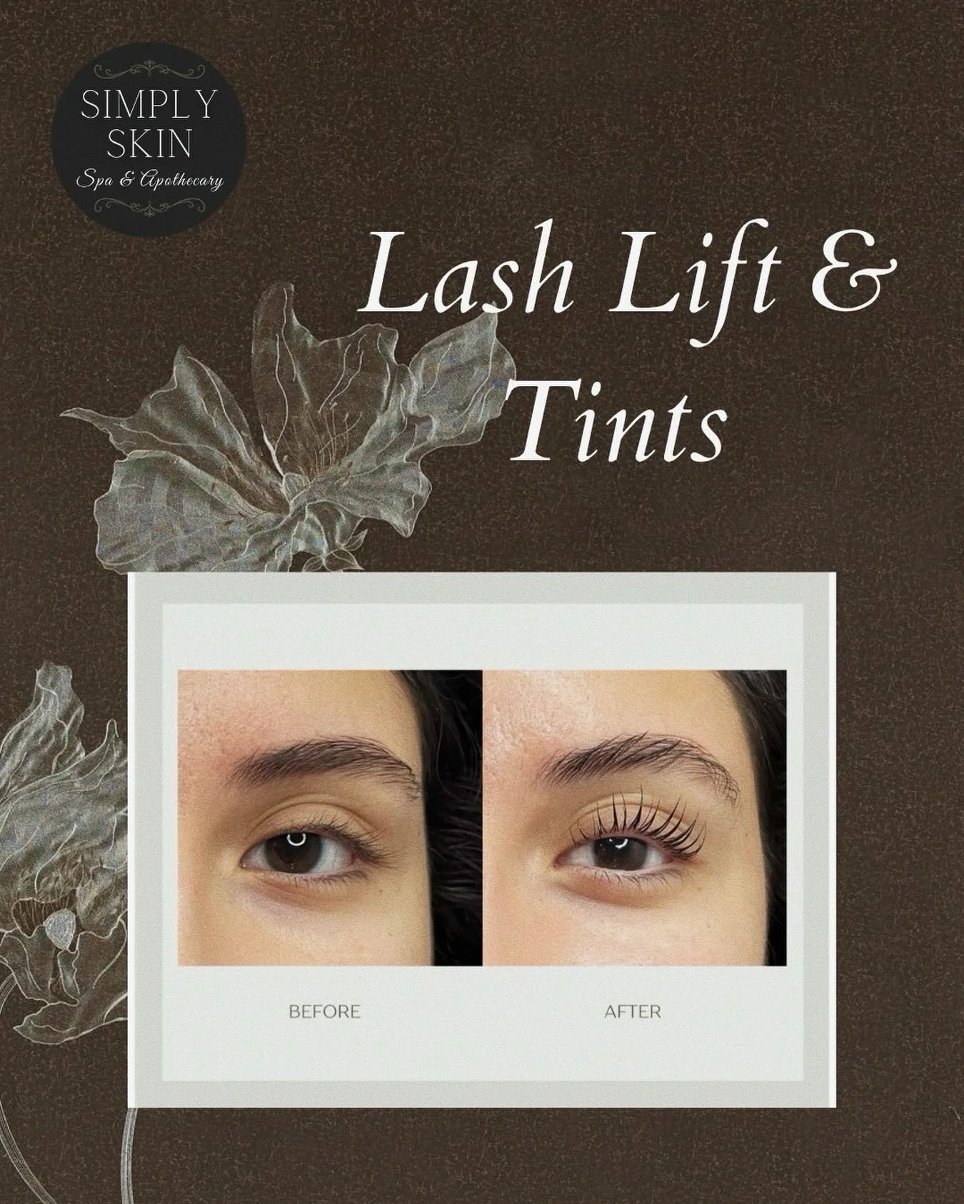 We are SO excited about this service addition 🌿

A lash lift + tint is the ultimate low-maintenance beauty treatment. ✨ It enhances your natural lashes by lifting and darkening them for a brighter, more awake look&mdash;without the daily mascara, cu