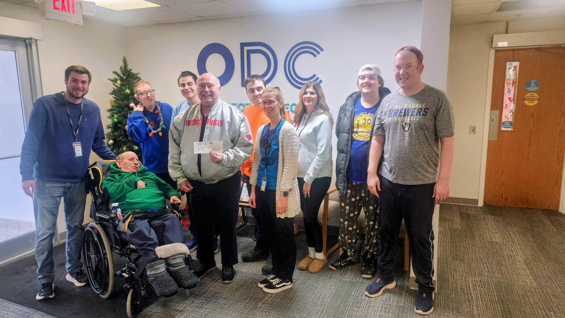 𝗧𝗛𝗔𝗡𝗞 𝗬𝗢𝗨 𝗦𝗢 𝗠𝗨𝗖𝗛 to Tim from The Knights of Columbus - Marshfield WI for stopping in to present a check to us from their Tootsie Roll sales! We appreciate you and all of your group members for choosing to raise money for us - thanks fo