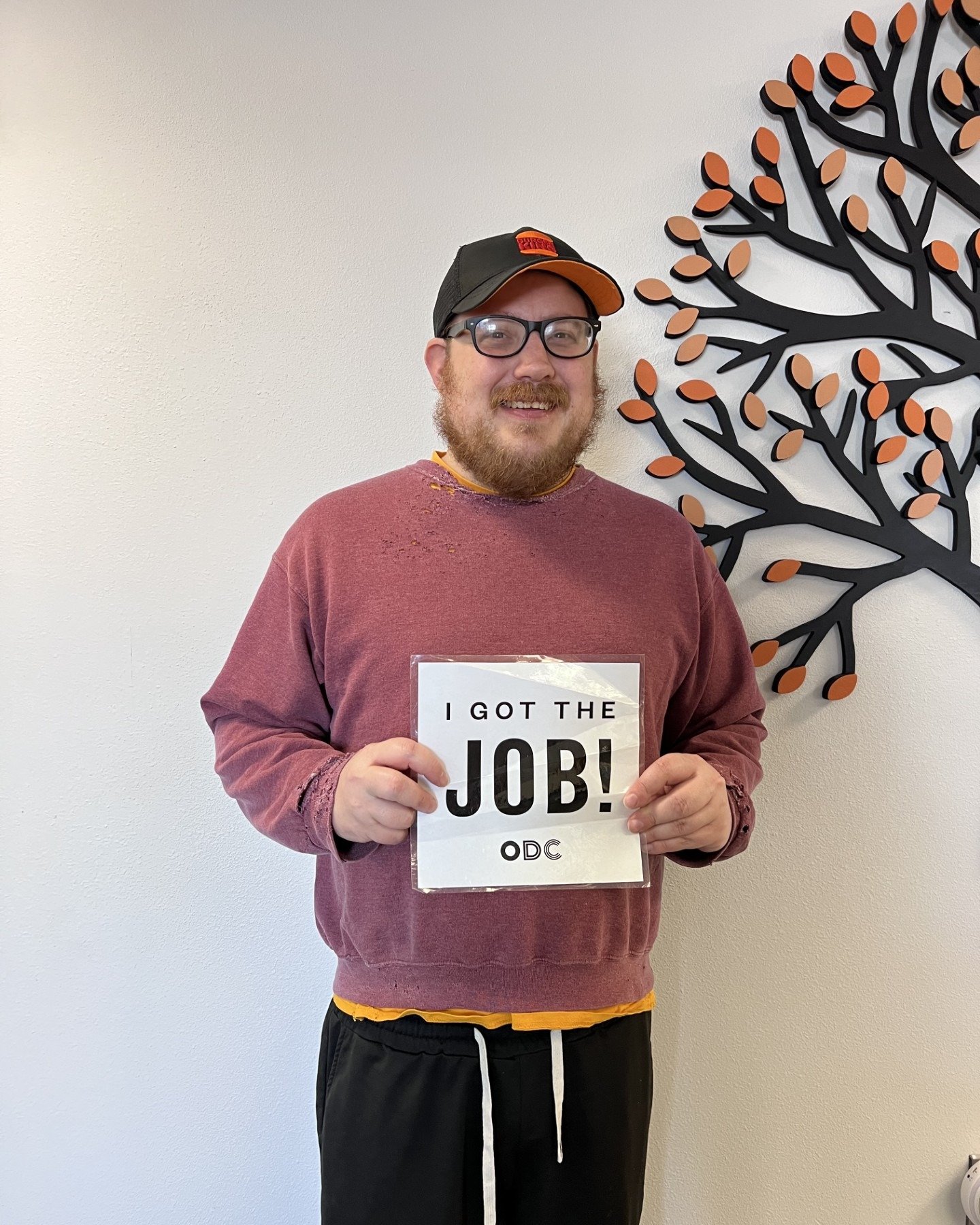 𝗣𝗟𝗘𝗔𝗦𝗘 𝗝𝗢𝗜𝗡 𝗨𝗦 𝗜𝗡 𝗖𝗢𝗡𝗚𝗥𝗔𝗧𝗨𝗟𝗔𝗧𝗜𝗡𝗚 𝗚𝗘𝗡𝗘 𝗢𝗡 𝗛𝗜𝗦 𝗡𝗘𝗪 𝗝𝗢𝗕! He was recently hired as a dishwasher and lobby attendant at Burger King in Marshfield! After completing a temporary work experience, they liked him &amp