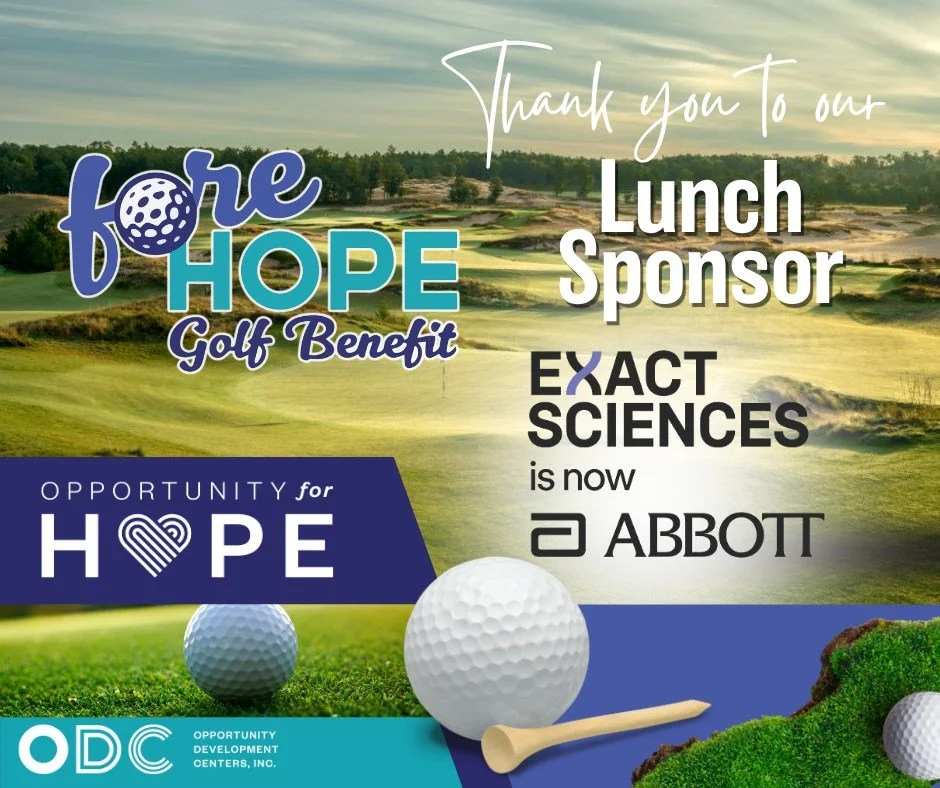𝗢𝘂𝗿 𝗙𝗼𝗿𝗲 𝗛𝗼𝗽𝗲 𝗚𝗼𝗹𝗳 𝗕𝗲𝗻𝗲𝗳𝗶𝘁 𝗶𝘀 𝗧𝗢𝗠𝗢𝗥𝗥𝗢𝗪! It's going to be a beautiful day of good golf and GREAT FOOD thanks to our Lunch Sponsors Exact Sciences and Solarus! Both of these amazing companies care deeply about their comm