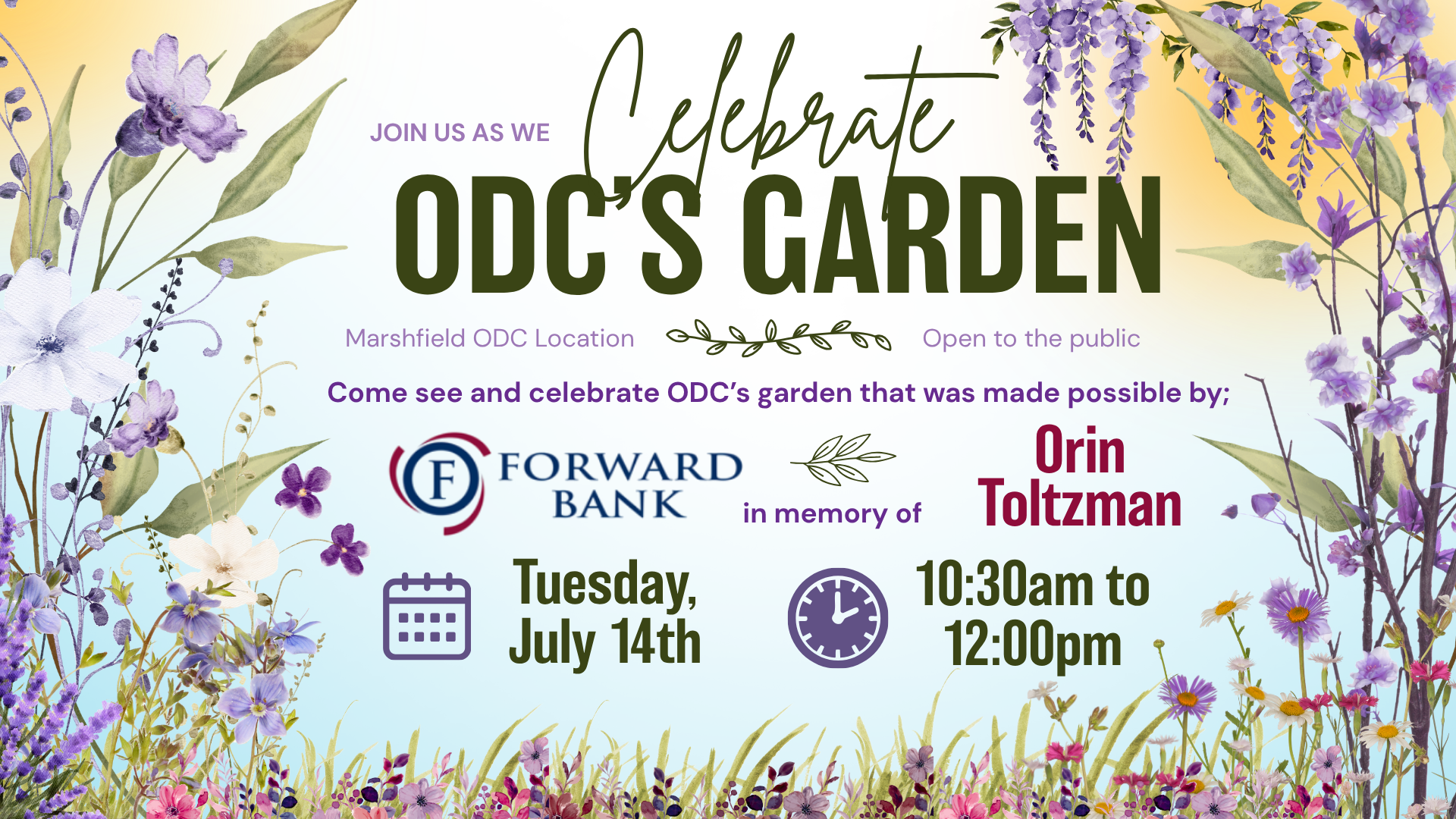 Marshfield ODC's Garden Celebration