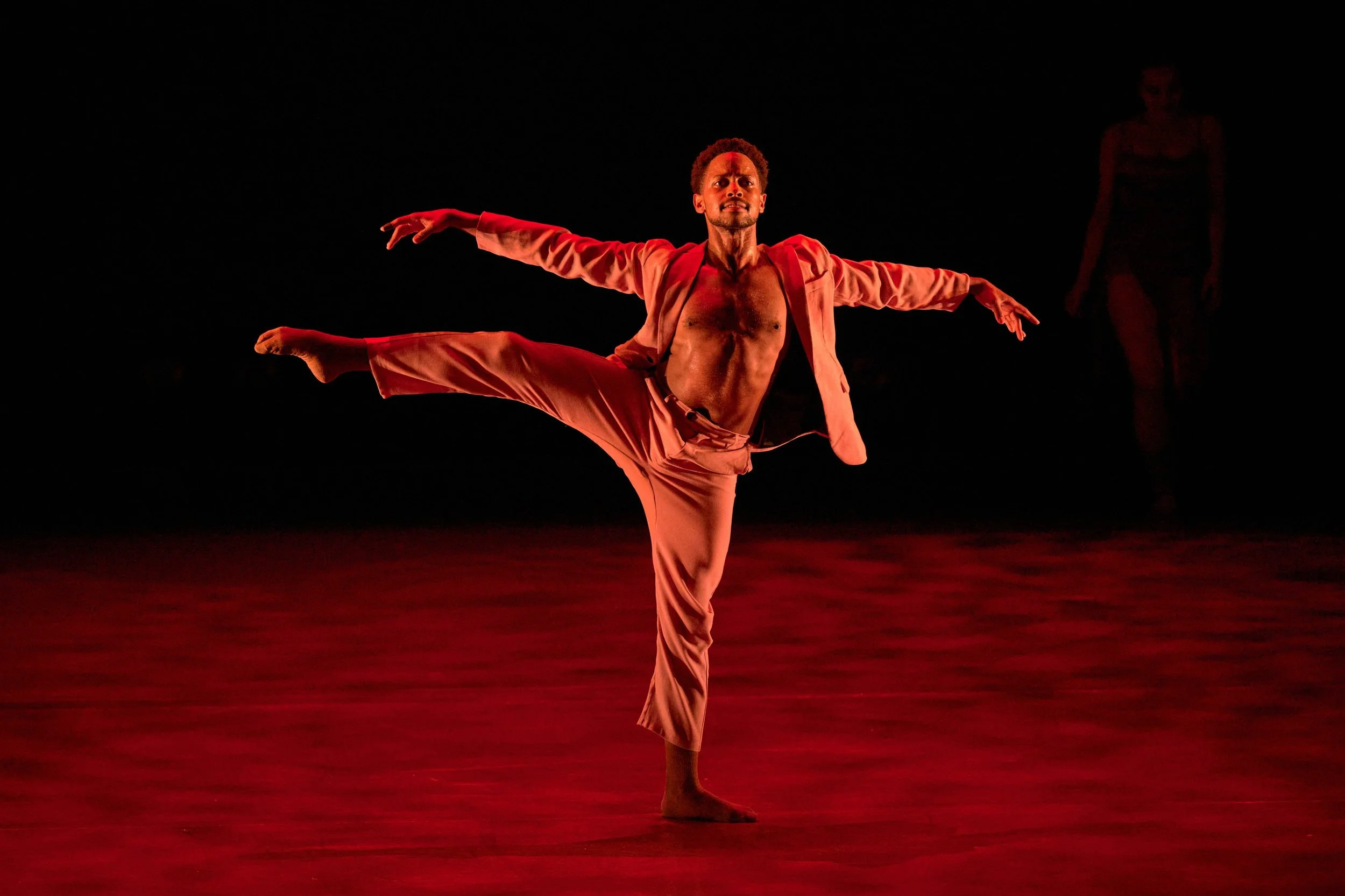 Keenan Fletcher in Notes on a Farewell by Tommie-Waheed Evans | Photo by Pratt + Kreidich