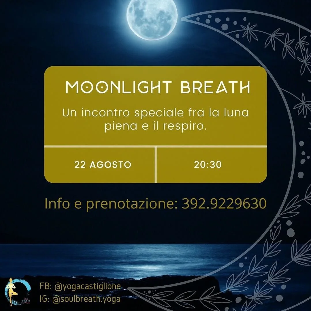 Un incontro speciale fra la #lunapiena e il #respiro a #castiglionedellapescaia il 22 Agosto..
..
..
#breathwork #breathingsession #innerwork #gowithin #gobeyond #spiritualit&agrave; #benessereolistico #respiroconlaluna #lunapiena #fullmoon
