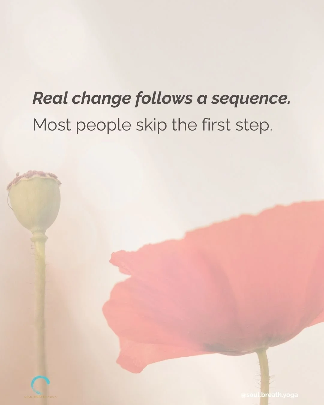 Real change doesn&rsquo;t begin with effort.
It begins with safety.

If the nervous system stays in protection mode,
the body will always return to old patterns &mdash;
no matter how much you try to think differently.

In my work, we follow a differe