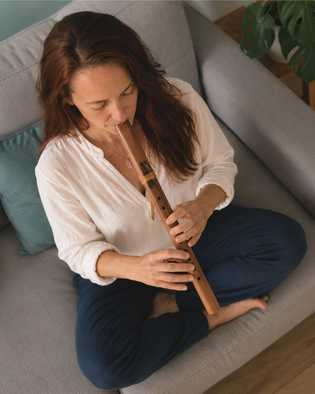 I have been feeling the pull toward the Native American flute my whole life.

A few months ago, I finally said yes.

I didn't expect it to teach me anything. I just wanted to play.

But one evening, without thinking about it, the flute settled into s