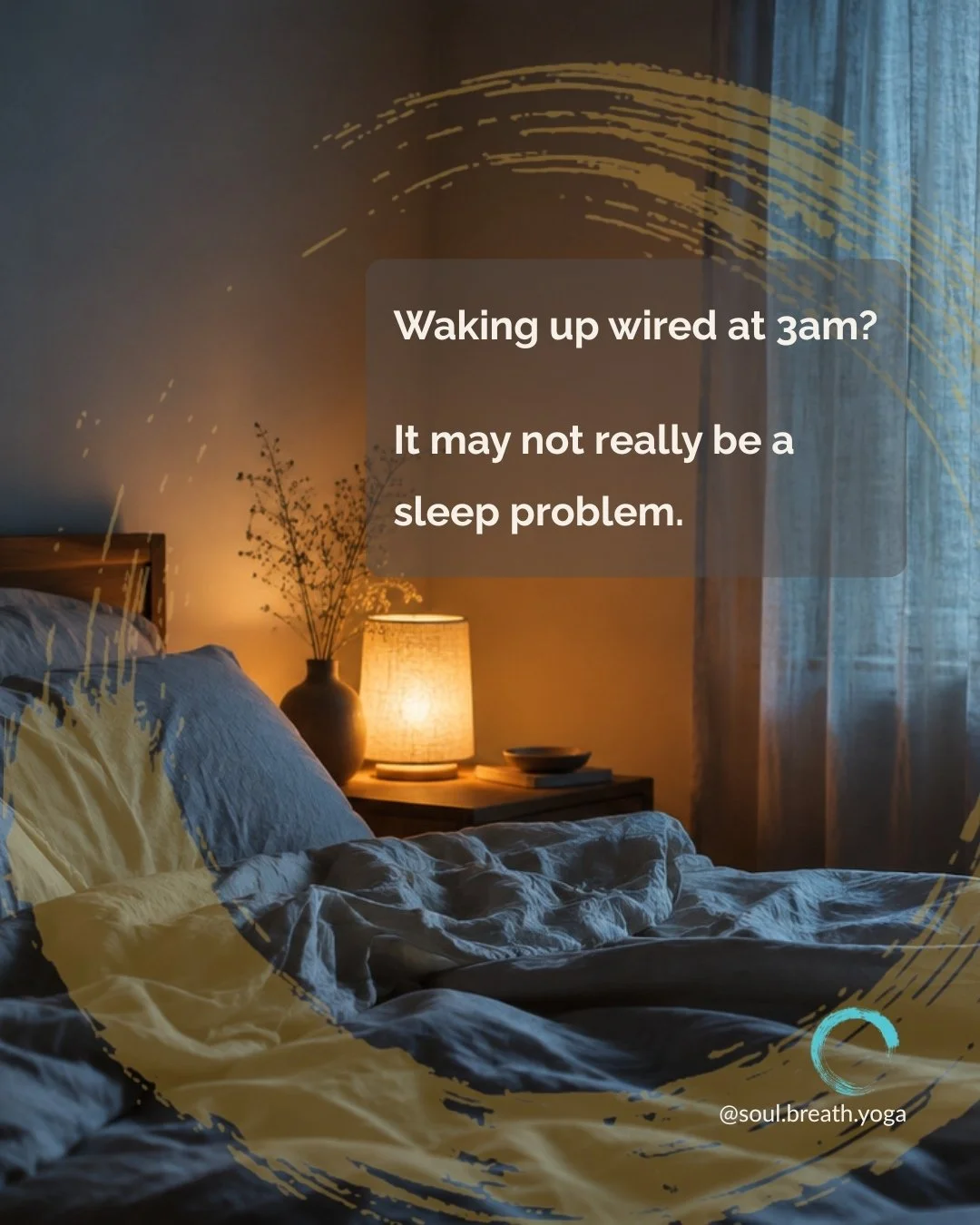 3am has its own particular quality of alone.

The house is quiet. Everything you need to do tomorrow is still waiting. And somehow, at 3am, your mind decides this is the perfect time to start dealing with all of it.

I know this hour well.
But here's