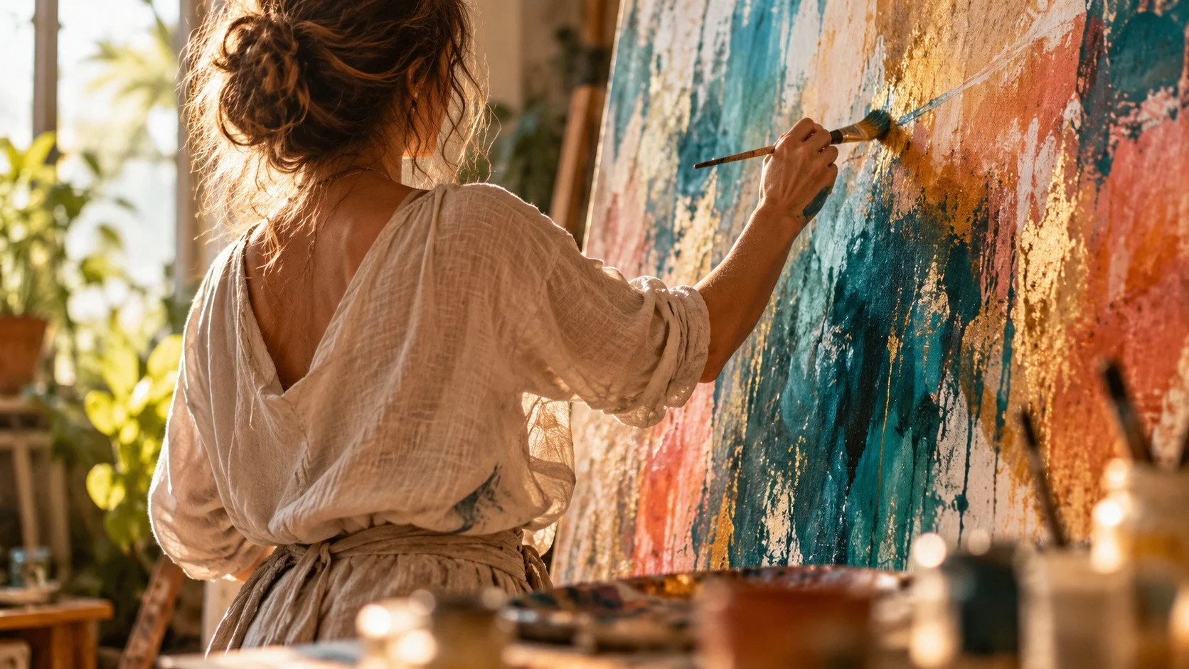 I knew something was changing when I wanted to paint again