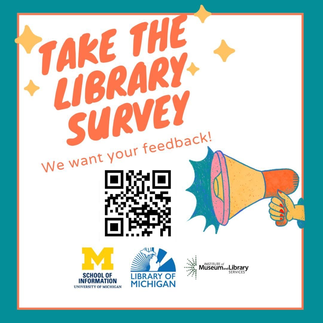 We&rsquo;ve got another survey for our patrons and Fraser residents because we love hearing what you have to share about the library! Scan this QR code or follow the link in our bio!