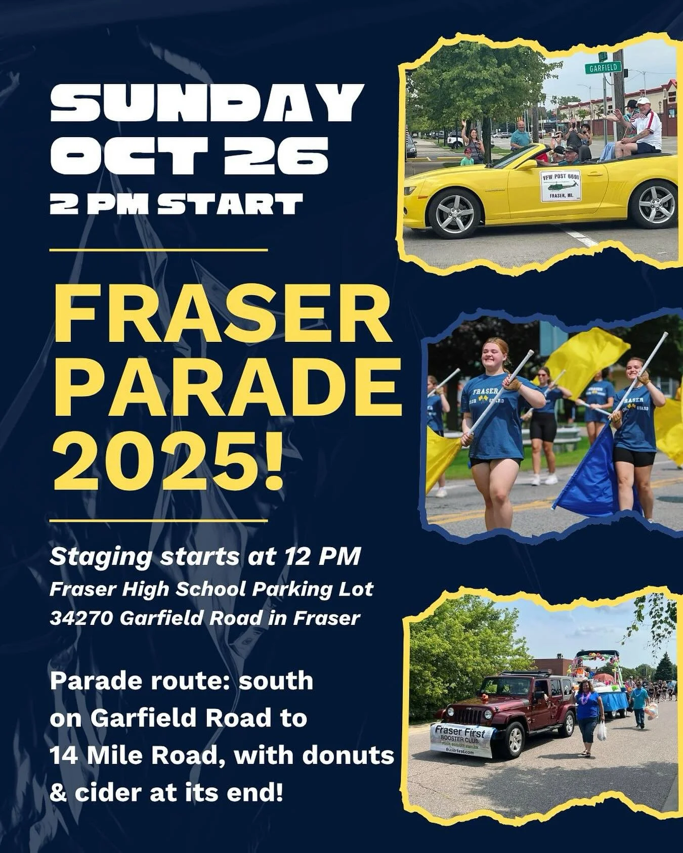 🎉 Fraser Parade 2025! 🎉

Civic pride on display? ✅
Family, friends, and neighbors in attendance? ✅
Perfect parade weather? ✅

Get your costume ready (whether you&rsquo;re marching or cheering from the sidelines!) and join the community for the Fras