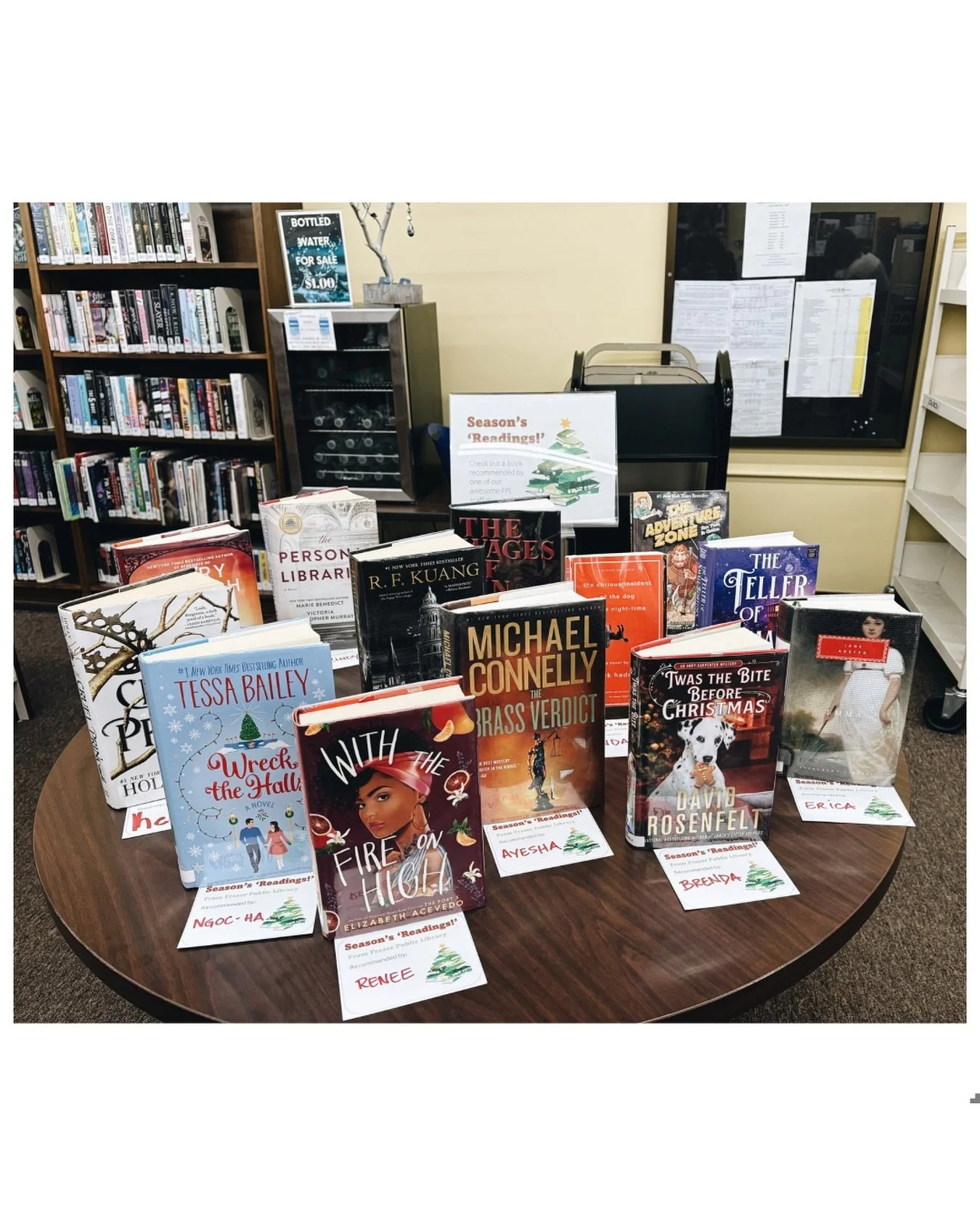 ❄️ Cozy up with a good book! 

📖 Our Fraser Public Library staff has hand picked their favorite reads to get you through the long winter nights. From thrilling mysteries to heartwarming romances, there&rsquo;s a title for every reader.

🦃 Stock up 