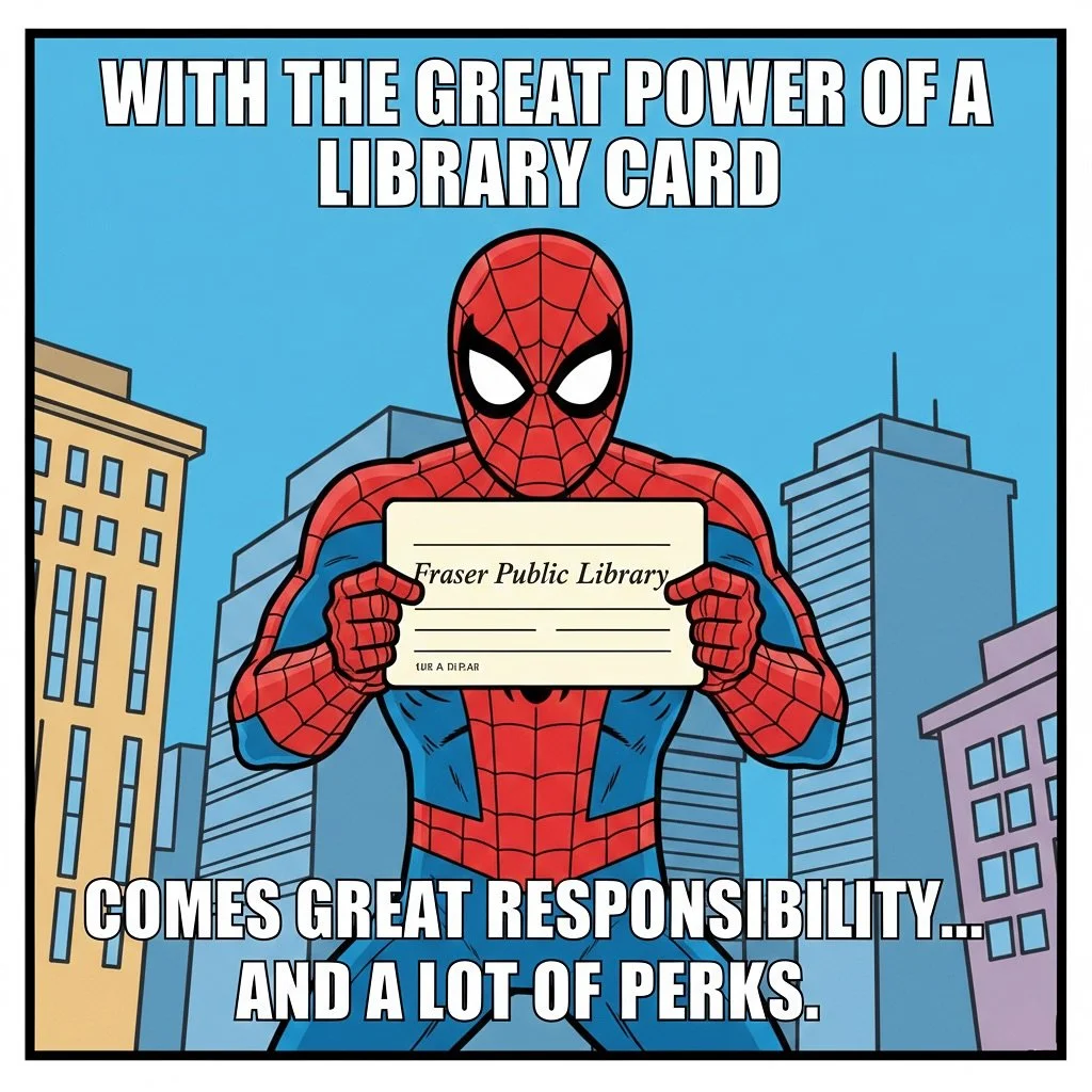 Your Fraser Public Library card opens the door to so much more than books. It gives you free access to our extensive online databases, including tools for learning new skills and unlimited audiobook streaming. The library is always with you, right at