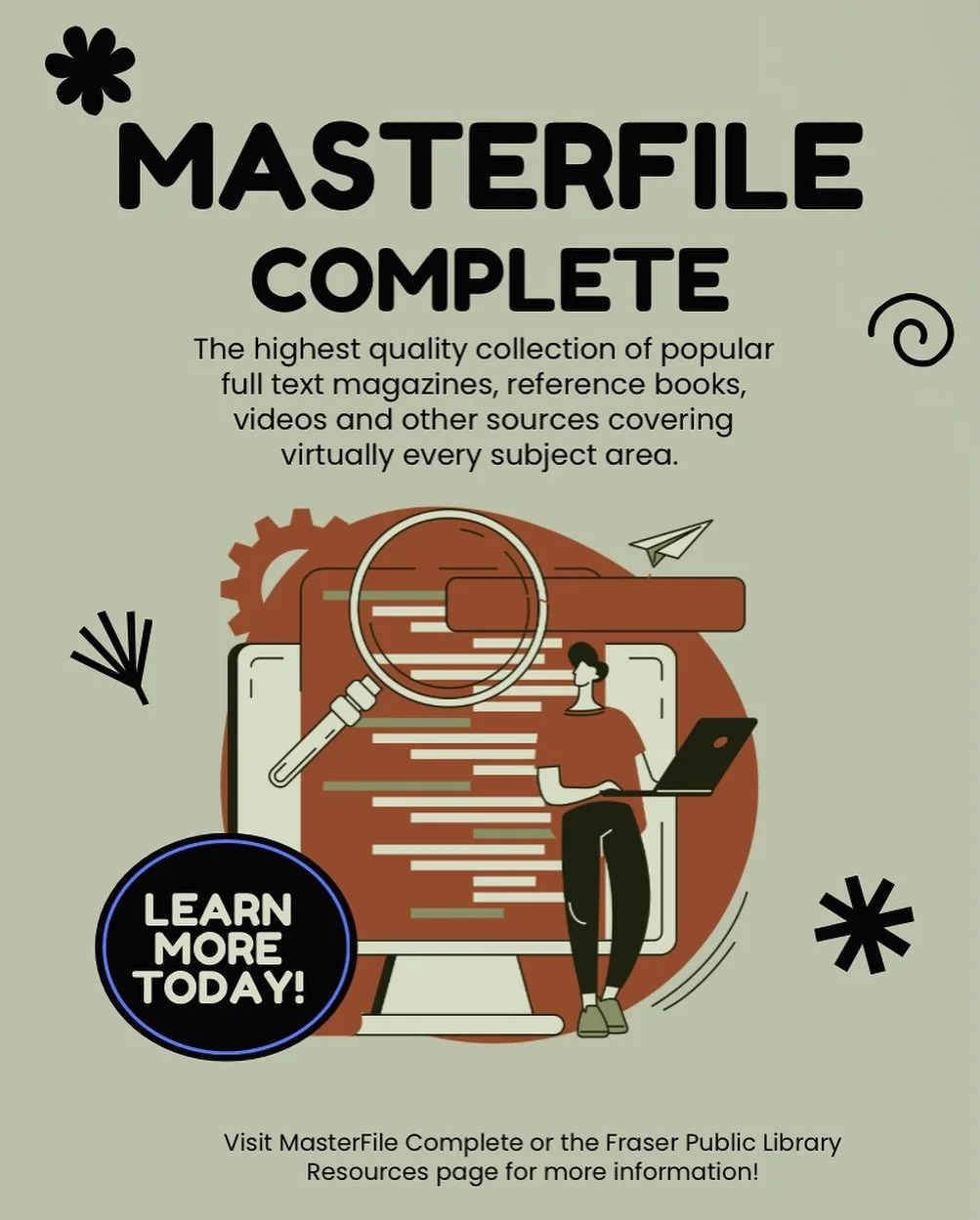 Tired of hitting paywalls or finding unreliable information? Meet MasterFILE Complete, your ultimate research tool.

Whether you&rsquo;re a student working on a big project, a hobbyist looking for specialized info, or just a curious mind, this databa