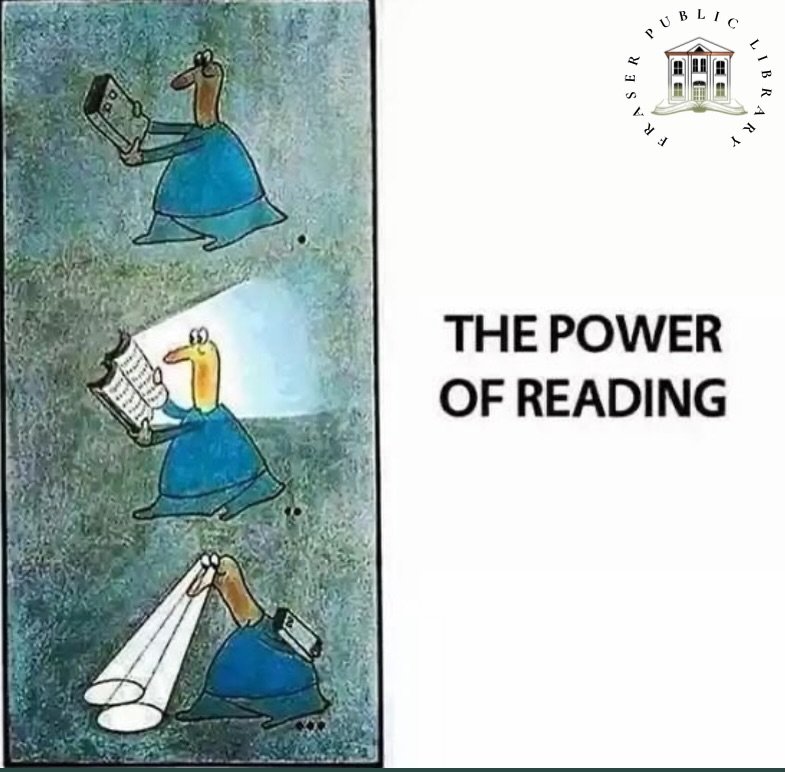 Every book you read adds a new layer to who you are.
New ideas. New perspectives. New understanding.
You&rsquo;ll never be the same person who turned that first page.

#fraserpubliclibrary #libraryfun #bookworm