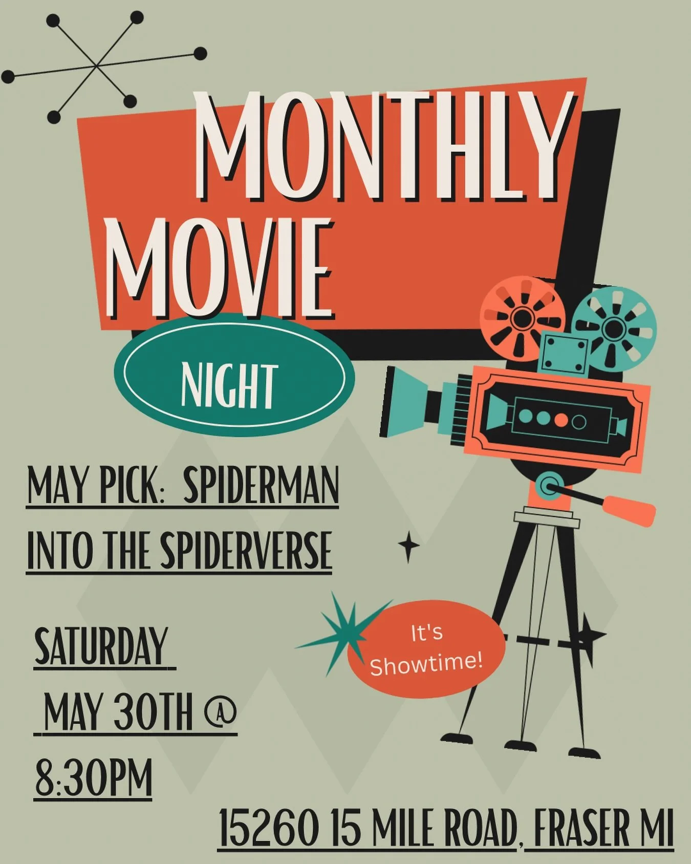 Our Monthly Movie Night series is back for 2026, and we&rsquo;re kicking things off with a fan-favorite!

This Month: Spider-Man: Into the Spider-Verse (Rated PG)

Miles Morales is just trying to figure out how to be a teenager, and a superhero. But 