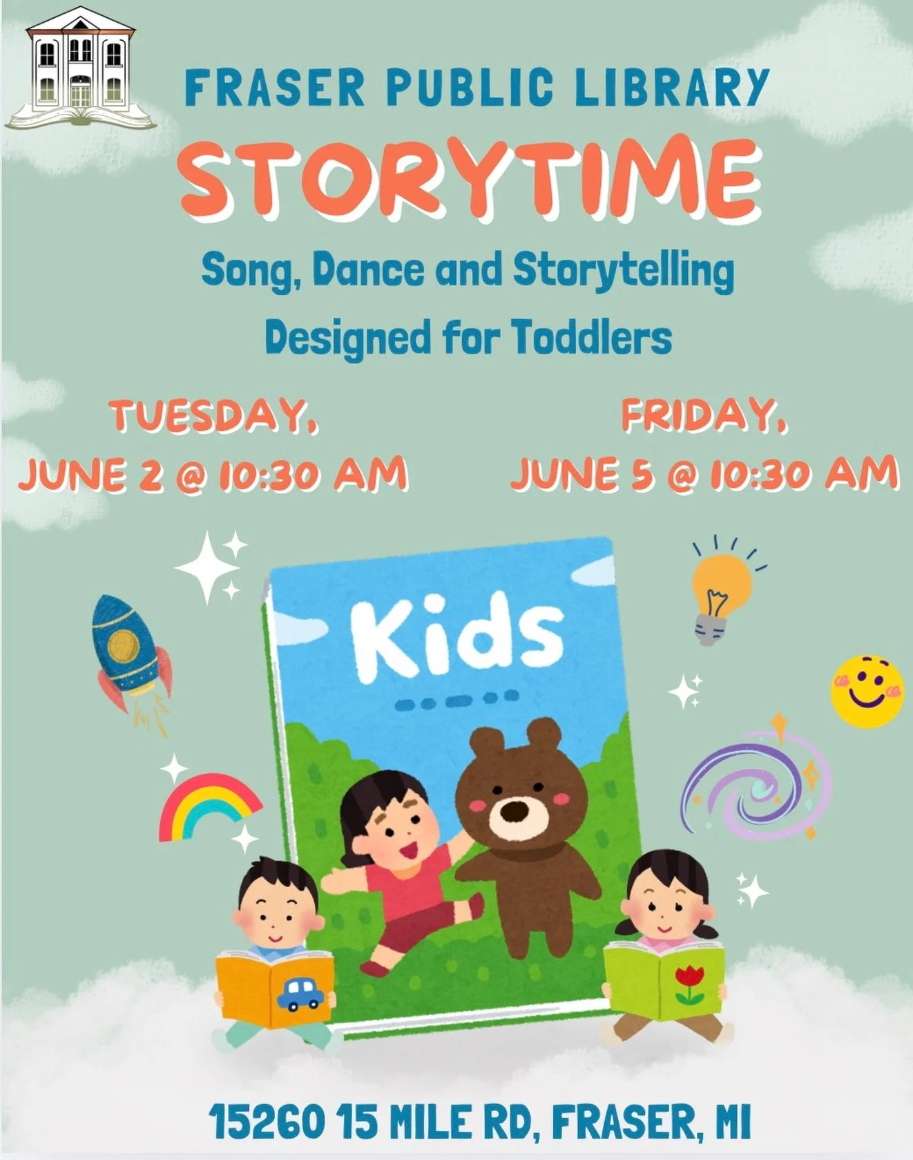 Looking for a fun, educational activity for your little ones this summer? 🧸✨

Join Miss Kristen for our Summer Story Time series, running every Tuesday and Friday! We&rsquo;ve designed these sessions to help your children build essential literacy sk