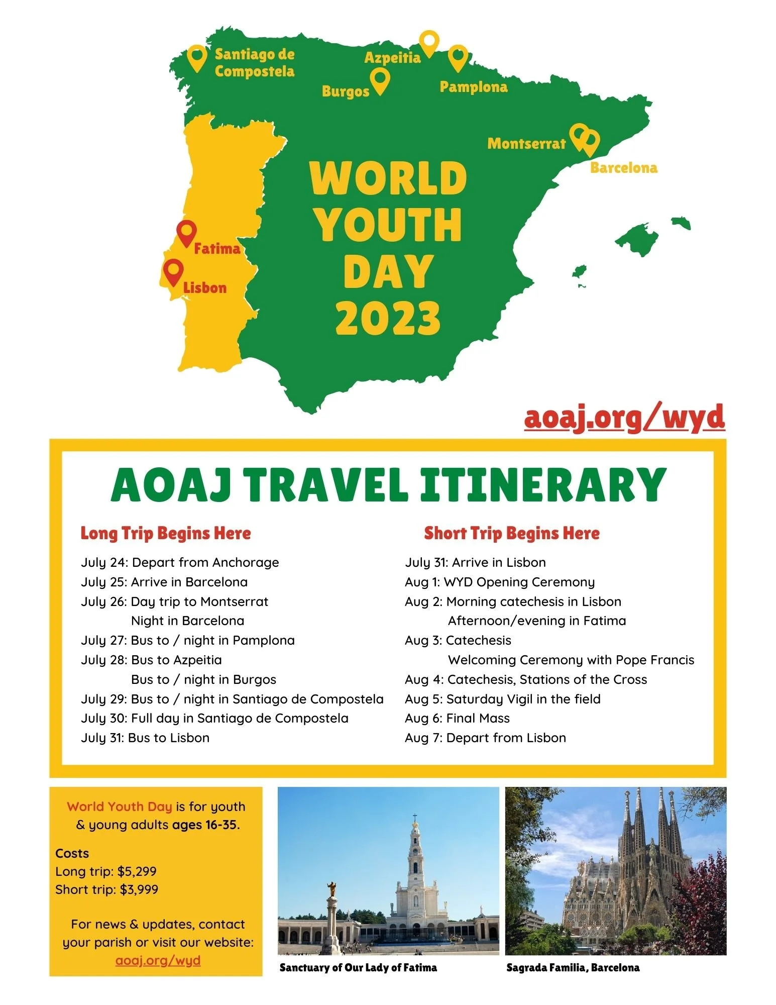 Holy Cross Calendar 2023 World Youth Day — Holy Cross