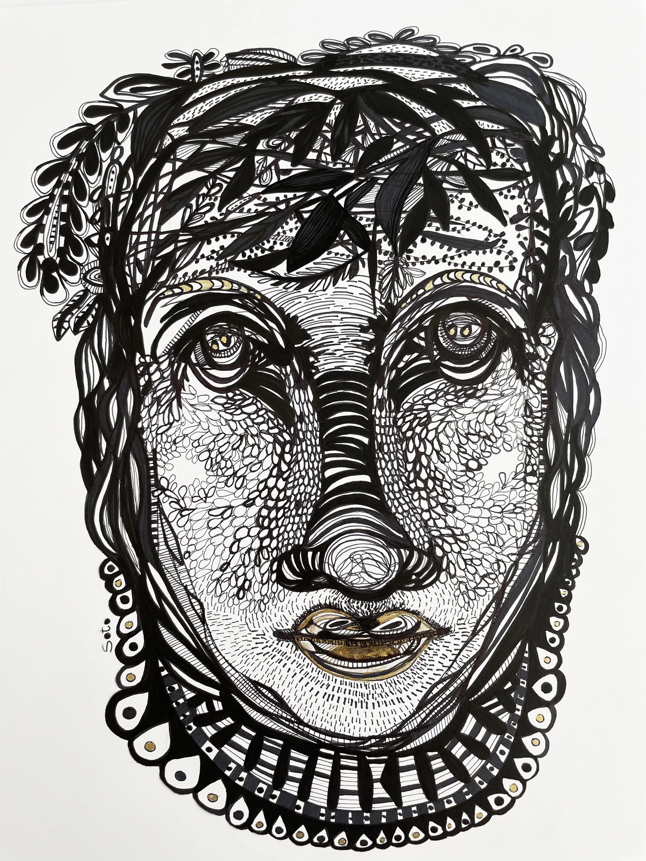 Selva | 11x14 in | Pen and ink on paper |Available
