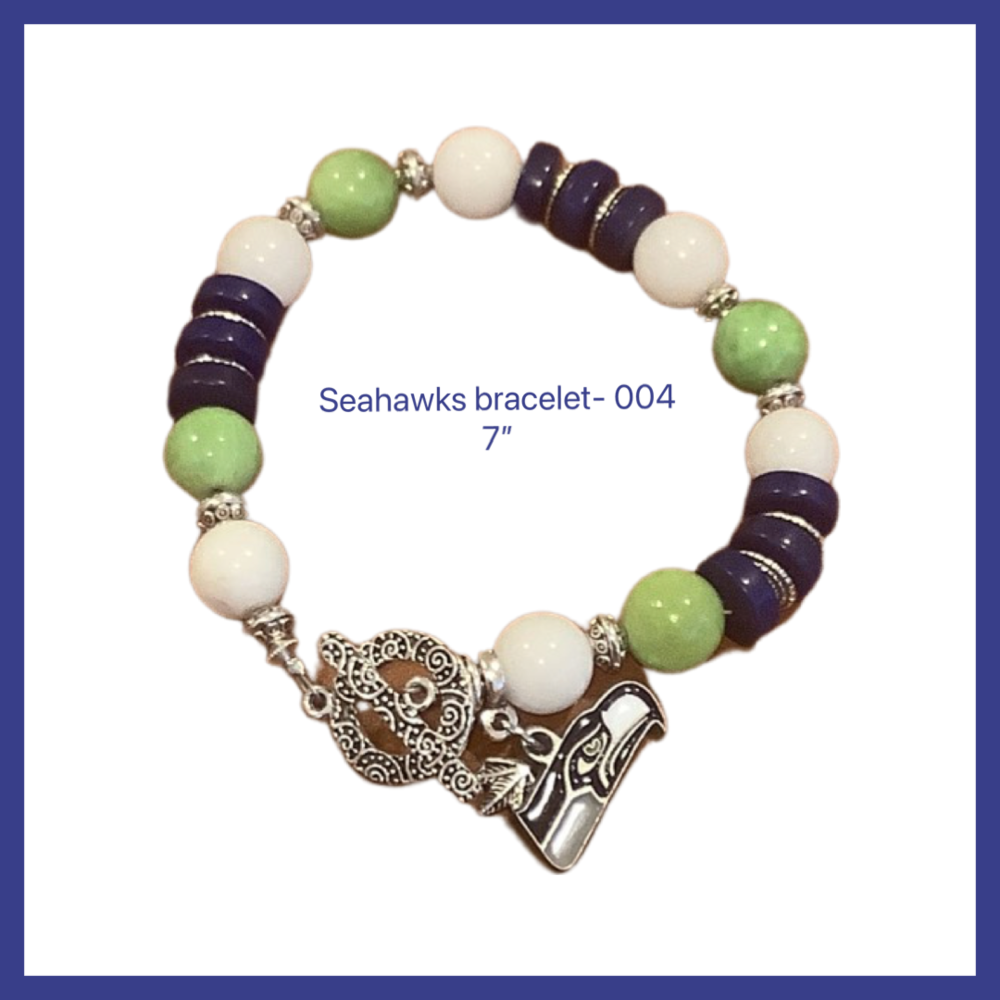 Seattle Seahawks Bracelets - 2 Pack Wide