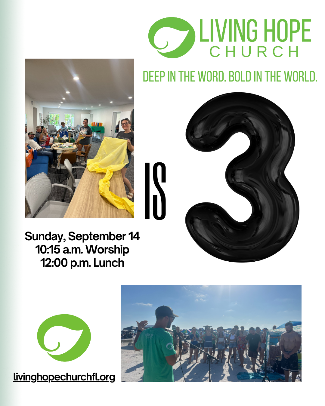 Living Hope is Turning 3!