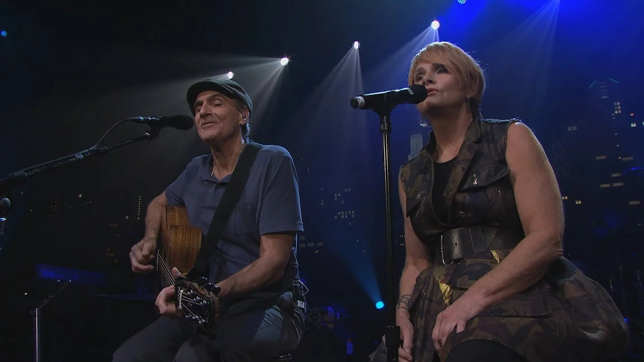 James Taylor and Shawn Colvin performing "You Can Close Your Eyes" together on Austin City Limits