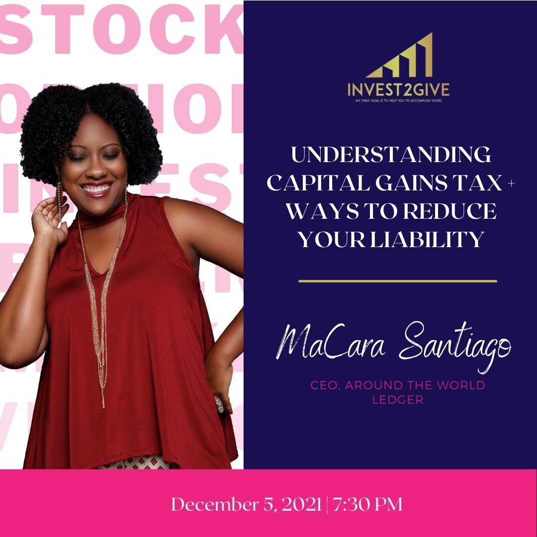 Hey Luvs!
Join me tomorrow with with the CEO of @invest2give as I discuss how to understand the world of capital gains tax as well on on strategies on how tow to reduce them.

Link in my bio!

#taxes #taxprep #taxreductionstrategies #expattaxes #digi