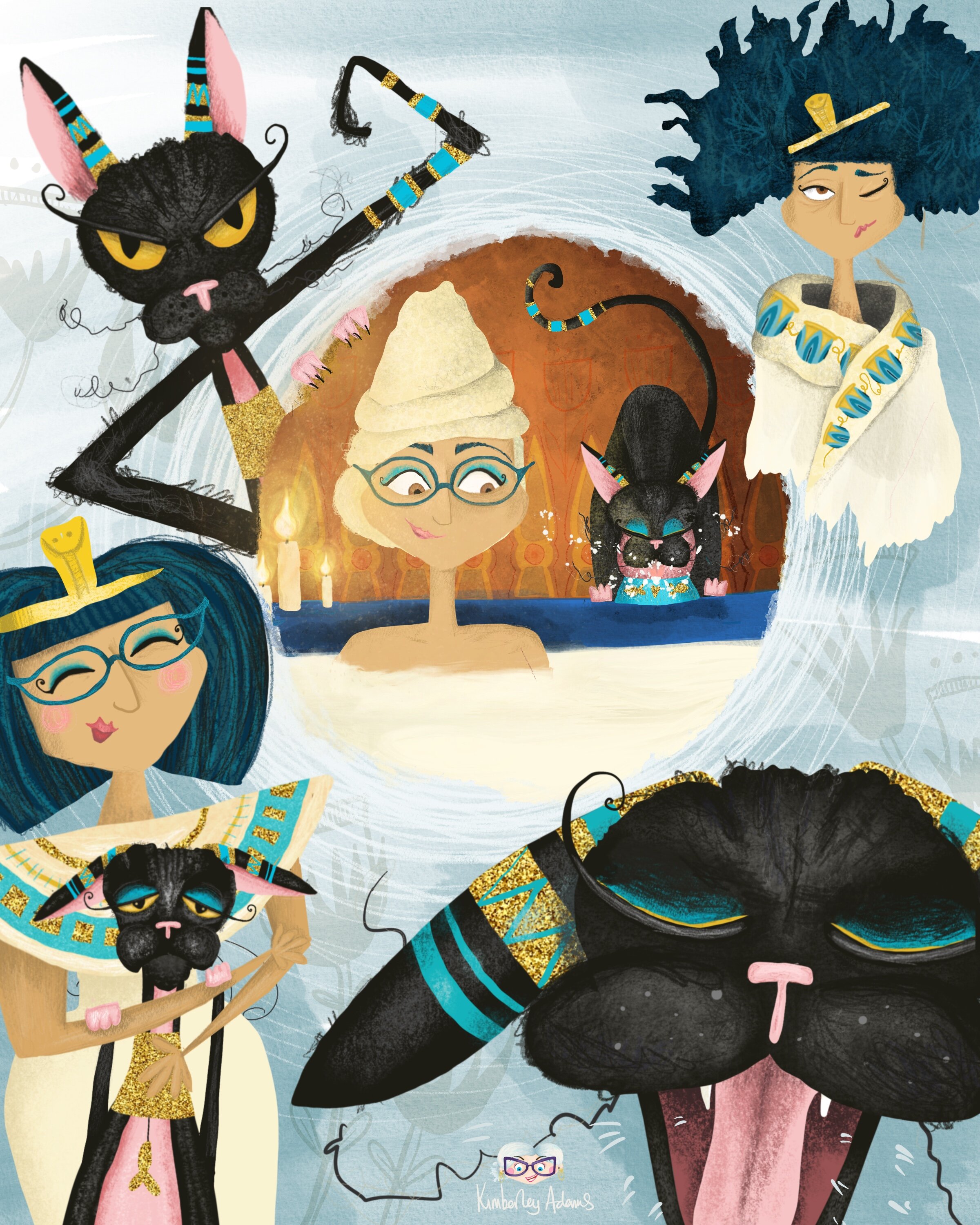 The Expressions of Cleoptra and Mr Tibbles