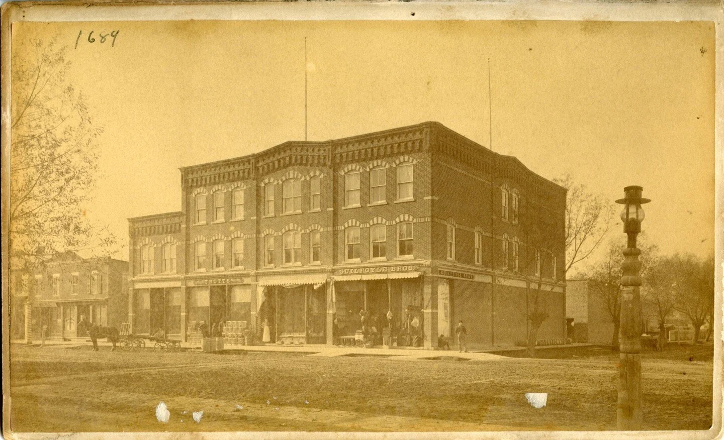 A look into the historic past of The Trott! ✨⁠
⁠
Did you know that the Trott family built the current brick building and ran their business supplying goods to all classes &mdash; tins for sailors, luxury fabrics for the upper class, and even coffins?