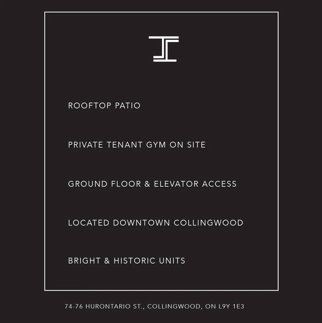 Boasting 360-degree views of Collingwood, historic details, and a private tenant gym, The Trott is a premier commercial environment offering units ranging from private to large offices, event spaces, and street-access storefronts.⁠
⁠
The Trott welcom
