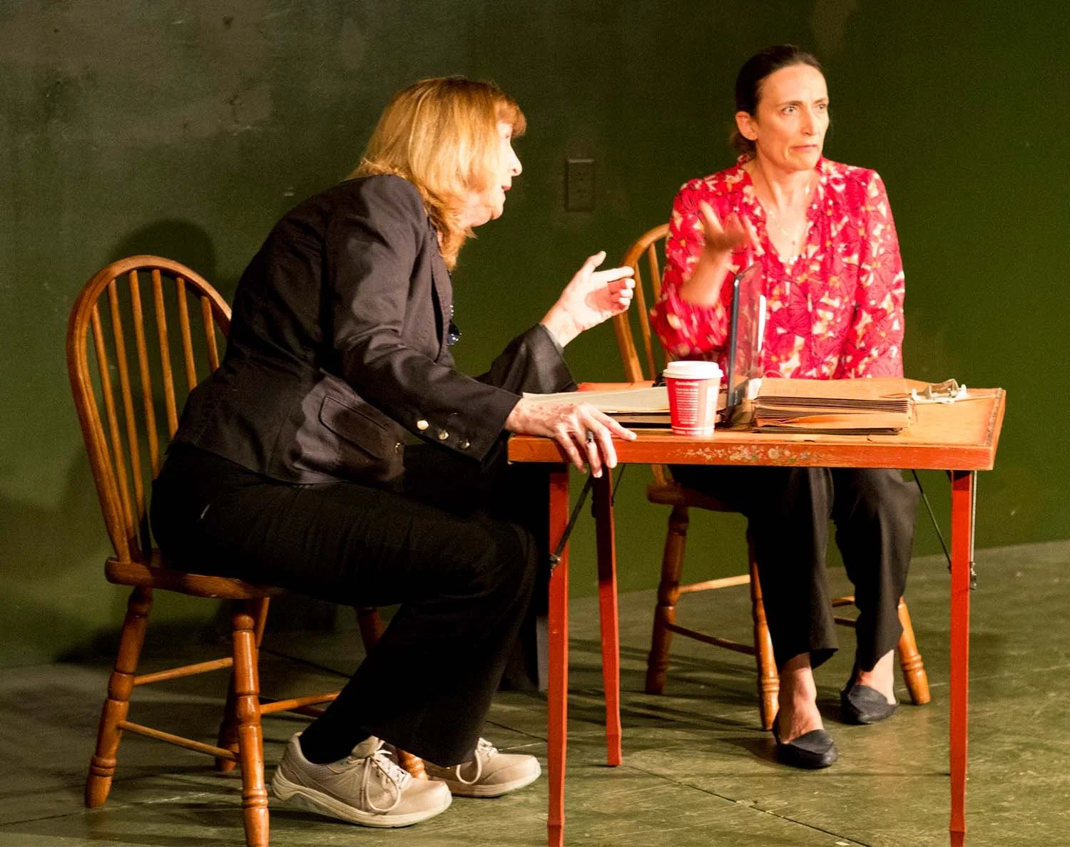 "Obsolete" by Anne Barone. L to R: Willow Harrington, Viktoria Krane
