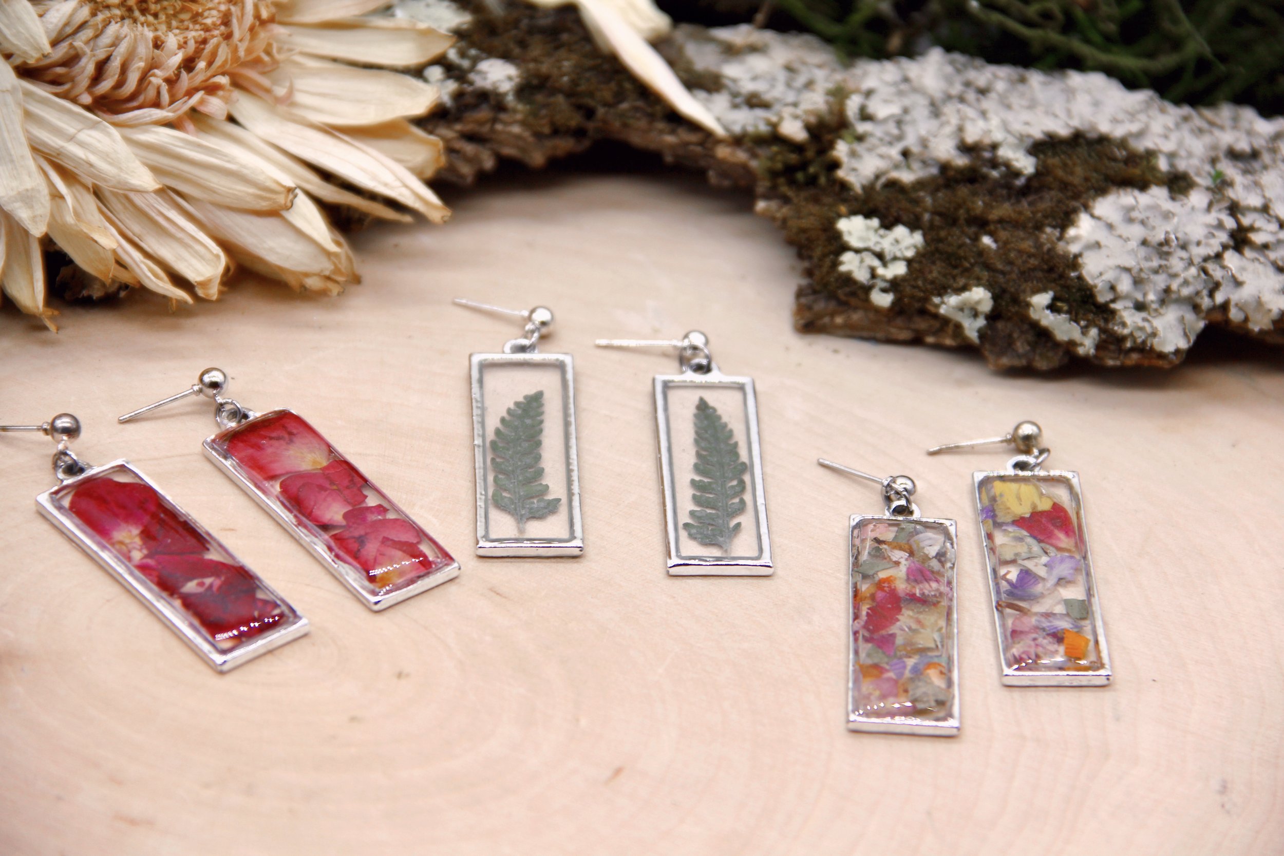 Silver Bar Dangles