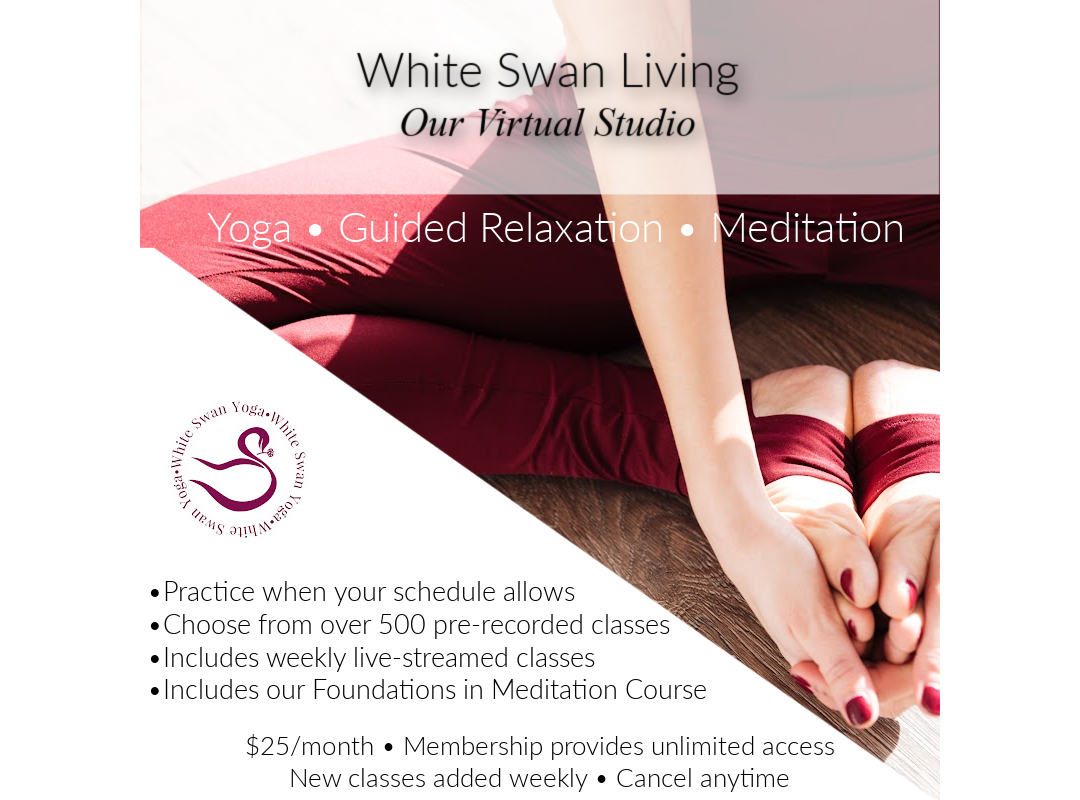 Virtual Yoga/Yoga Ondemand/Livestreamed Classes — White Swan Yoga