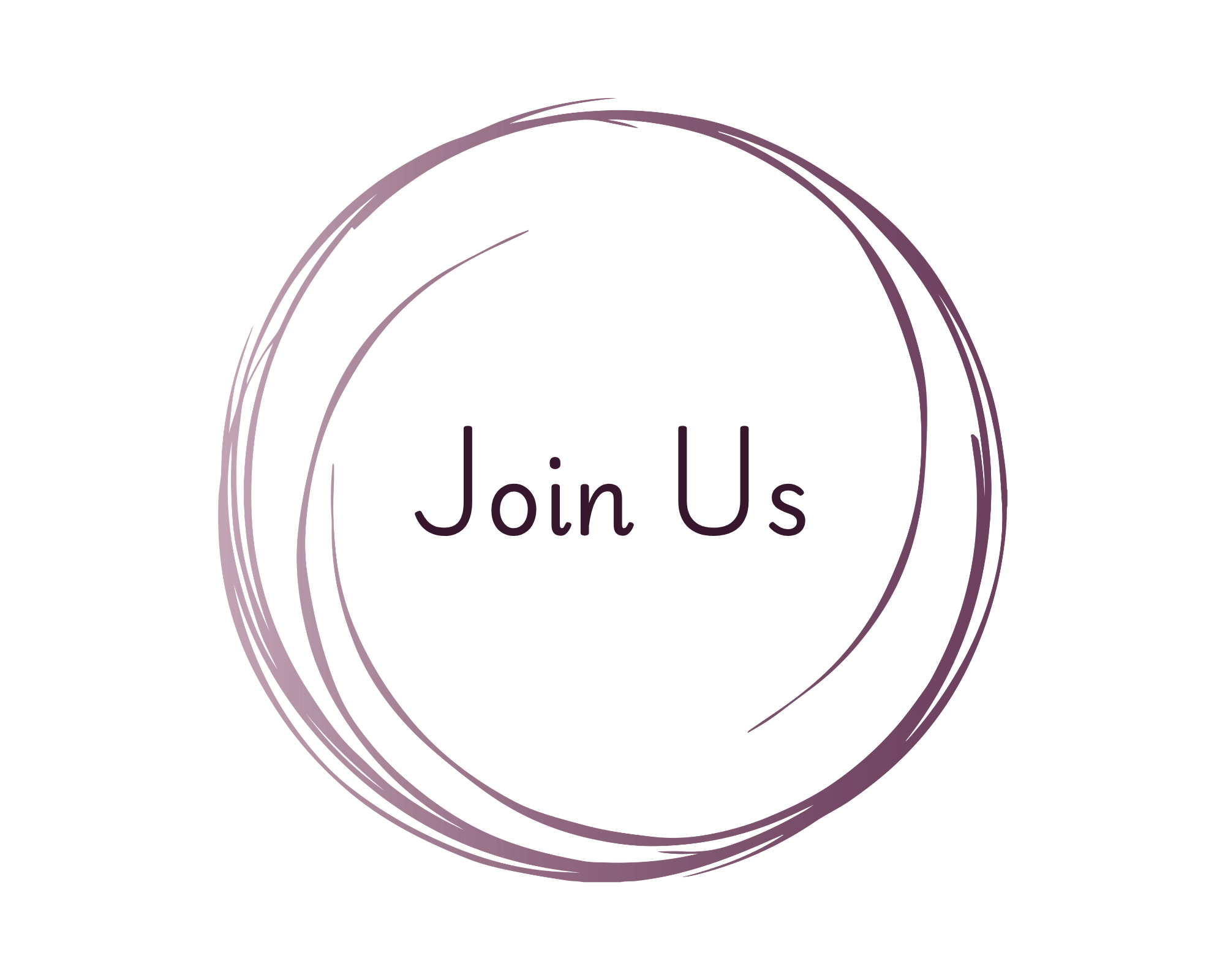 Stylized purple rings and circles with the words "Join Us" in the center.