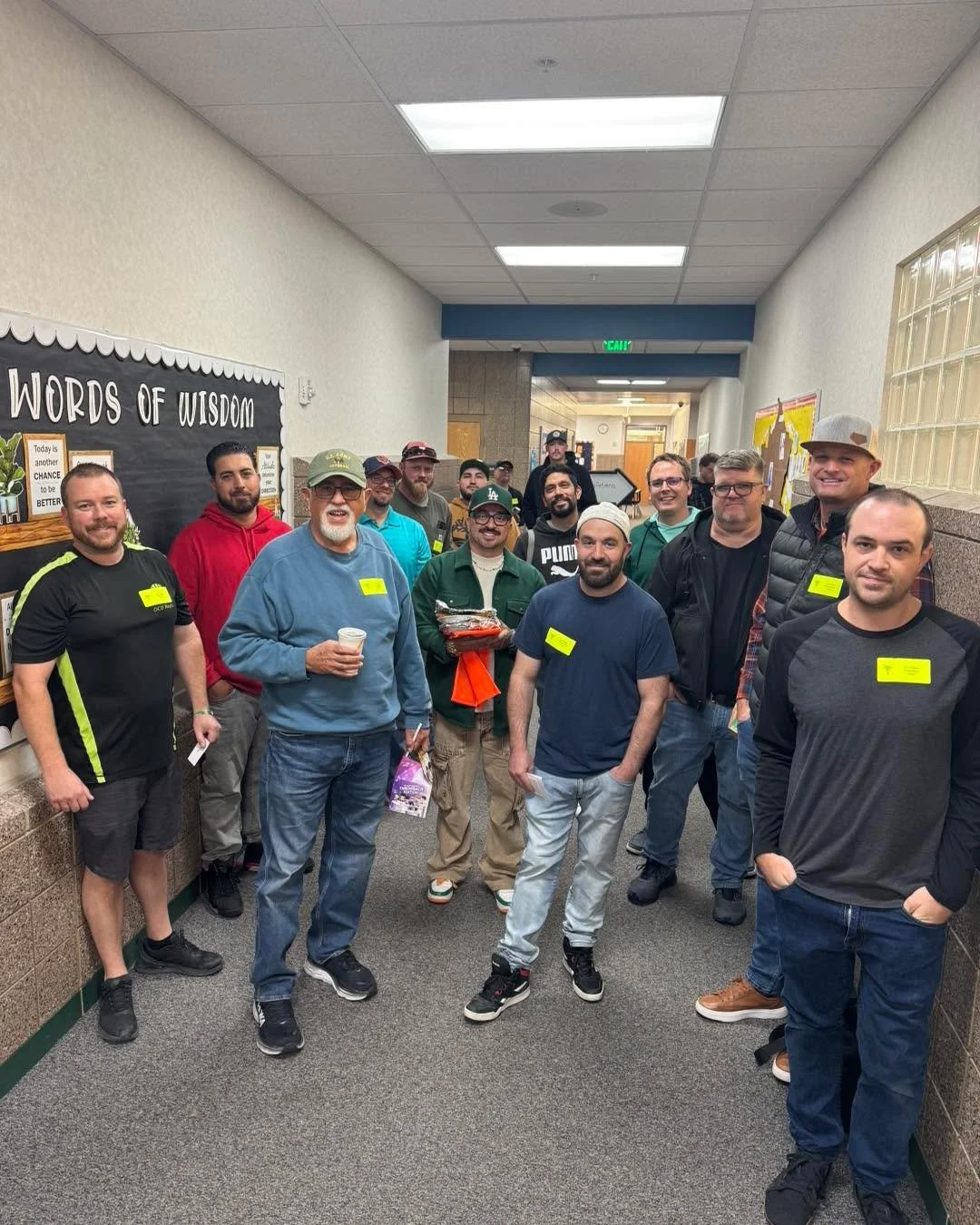 🦊 DEN DADS 🦊 
What an AMAZING turn out, we had so many role models show up for our students. 
❣️big shoutout to all of the role models who took time out of their day, our teachers and staff, as well as,  volunteers for their help!