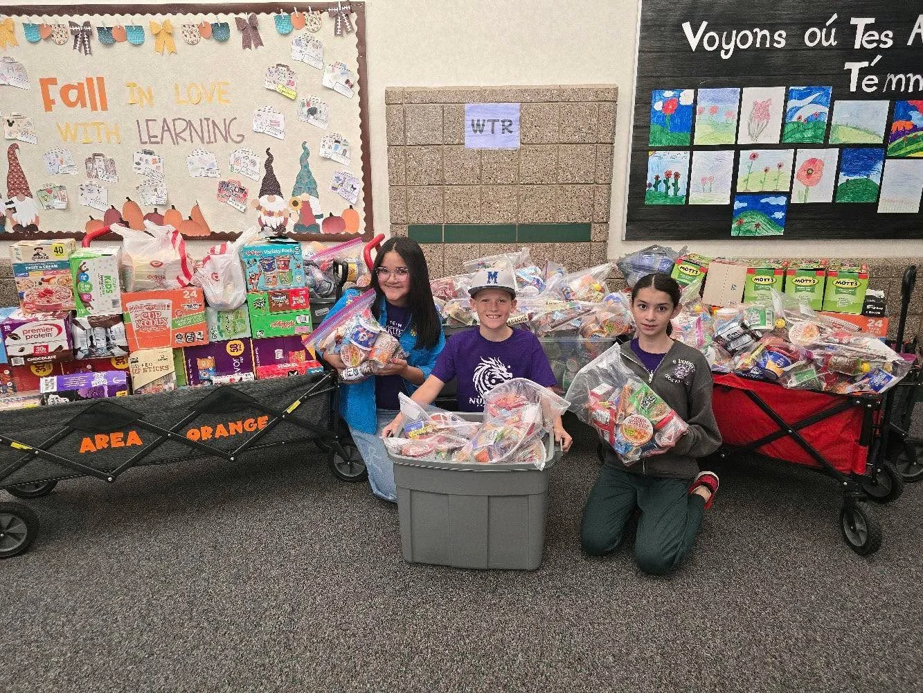 To finish off Kindness Week our school collected donations for food, and our Nukumori house assembled over 70 weekend/take home bags. 

We are so thankful for our students, staff, and community for being examples of what kindness truly is! 

💜💜
