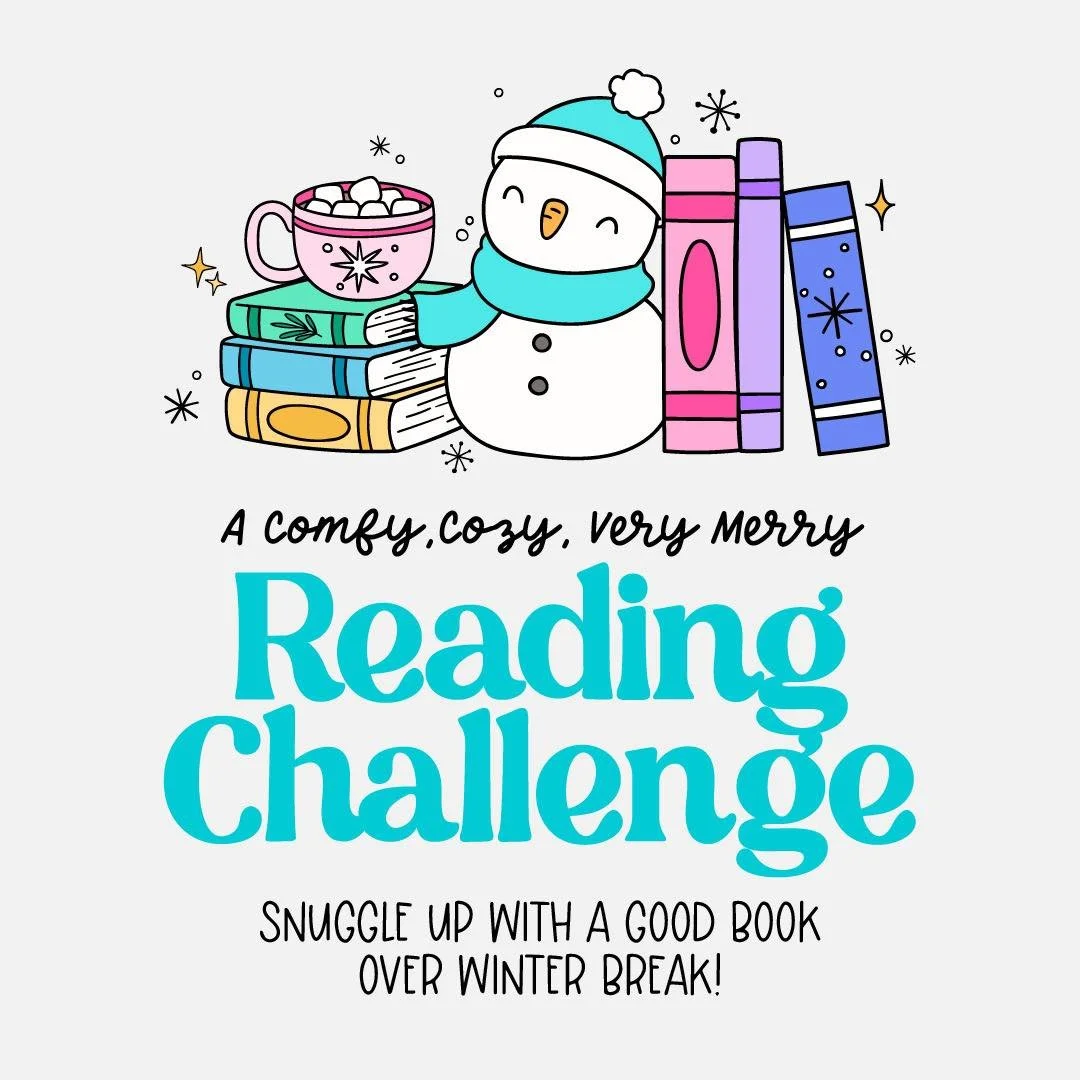 ❄️Winter break is here &amp; there&rsquo;s no better time to read, and complete some of those Reading Challenge books! 

➡️Swipe to see all the info &amp; how your students can earn some fun prizes just for reading 15-20 minutes a day while on break!
