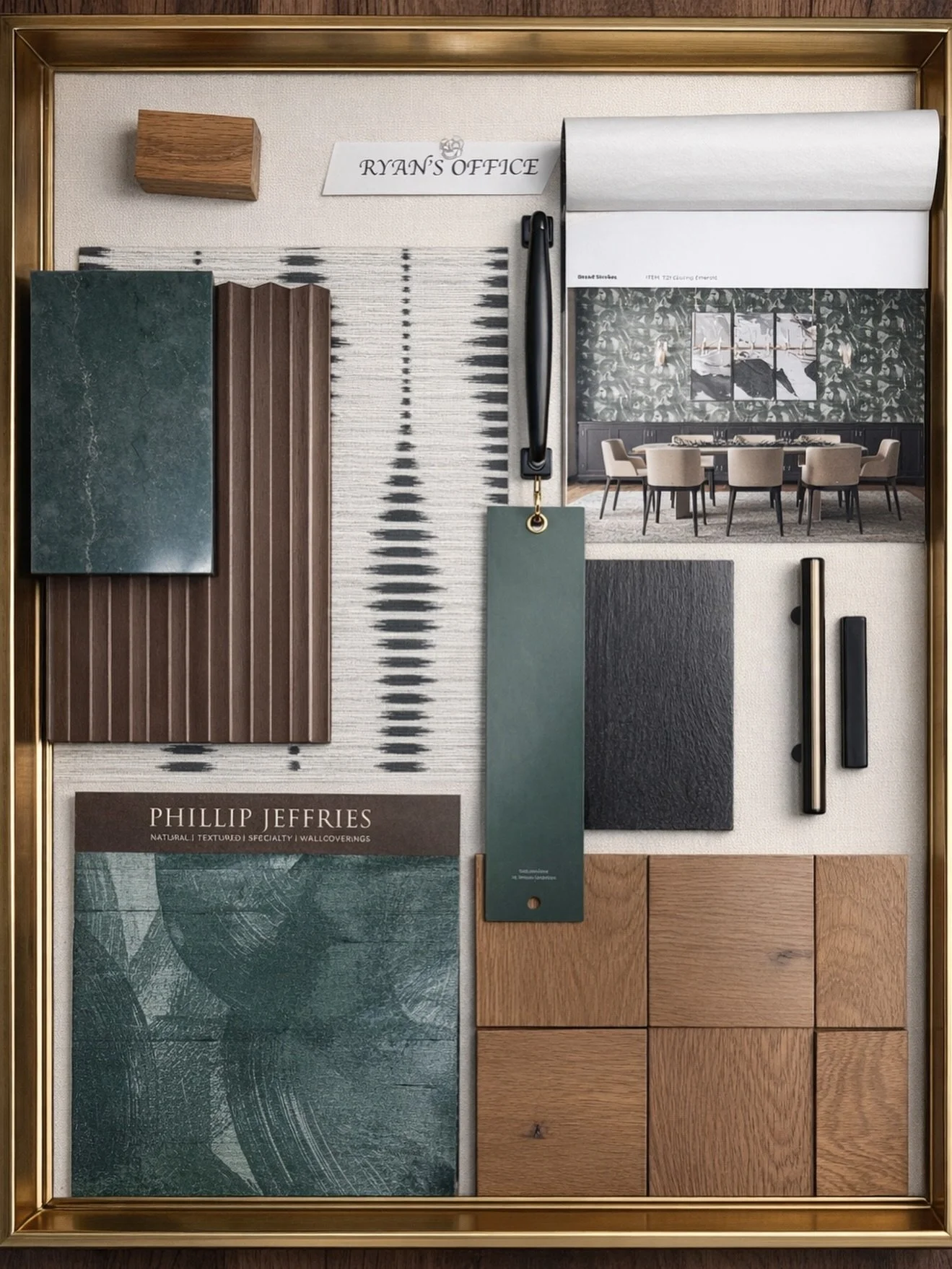 Mood board magic in the making ✨💚🖤🤎