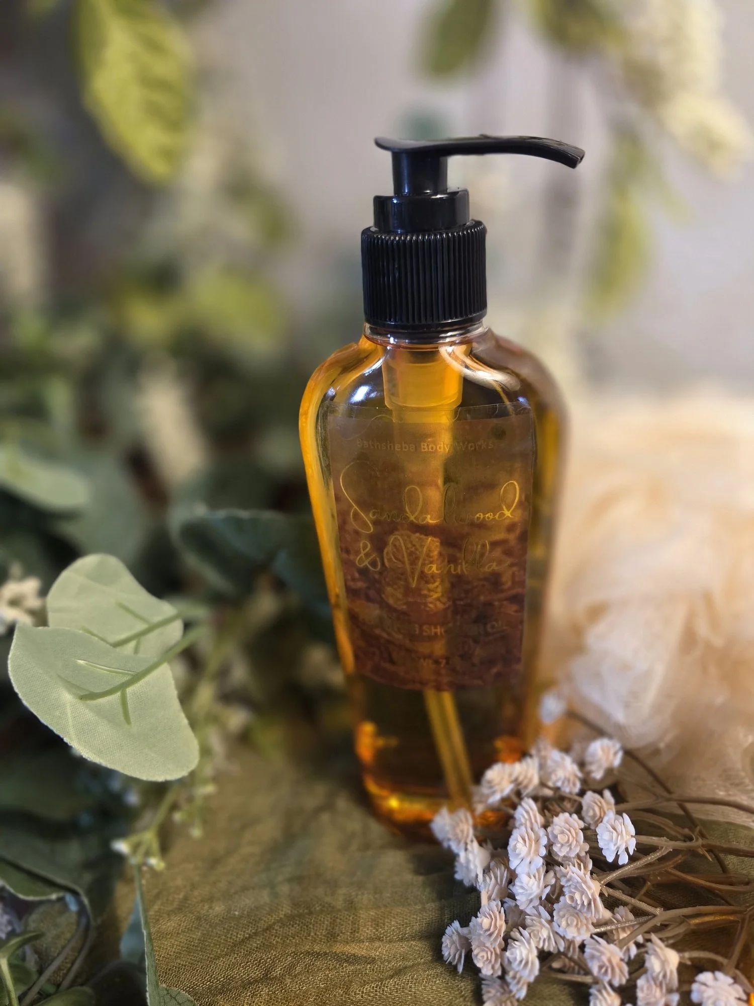 Shower Oil - Sandalwood & Vanilla