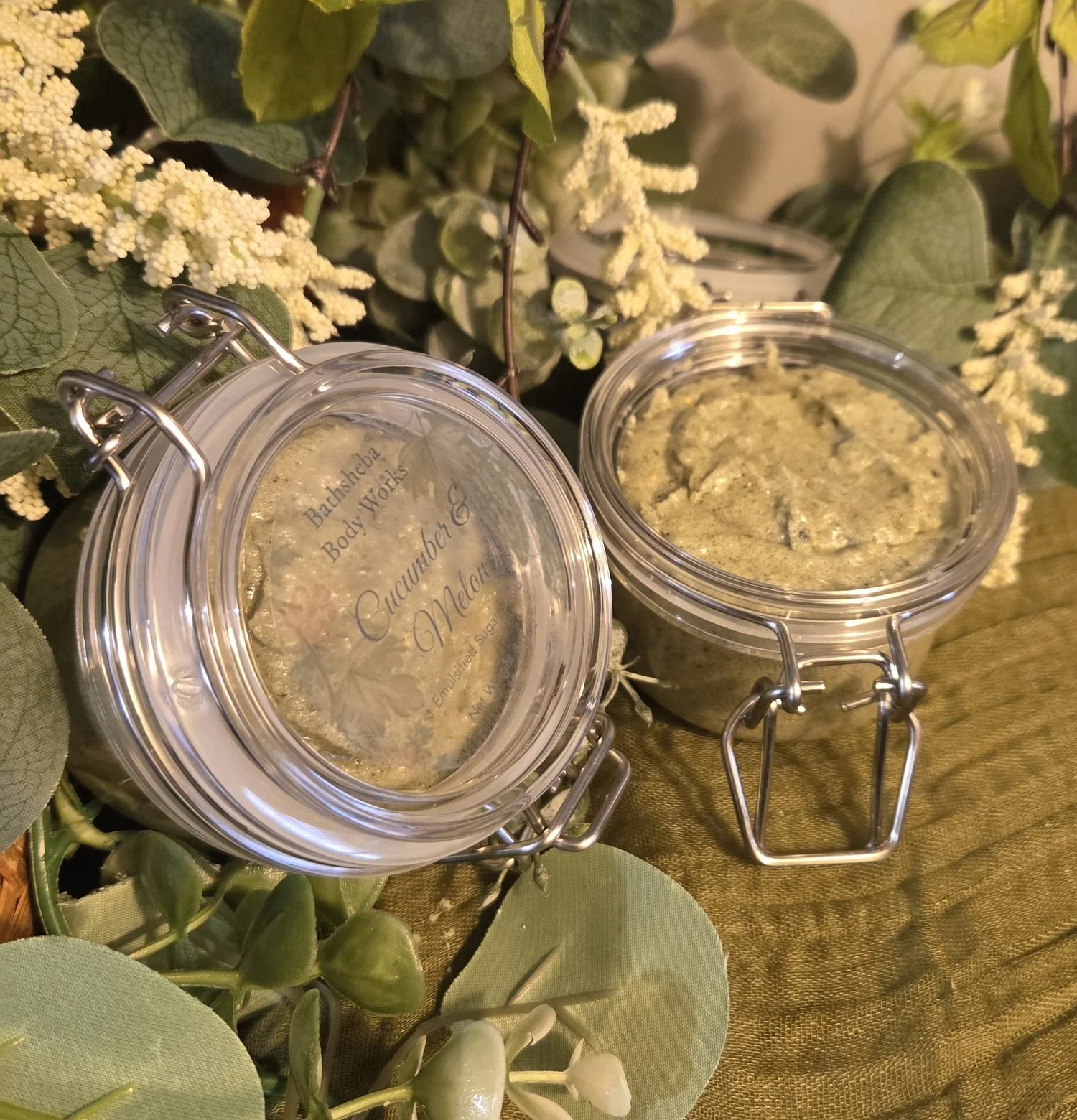 Body Sugar Scrub - Cucumber Melon (Cleansing)