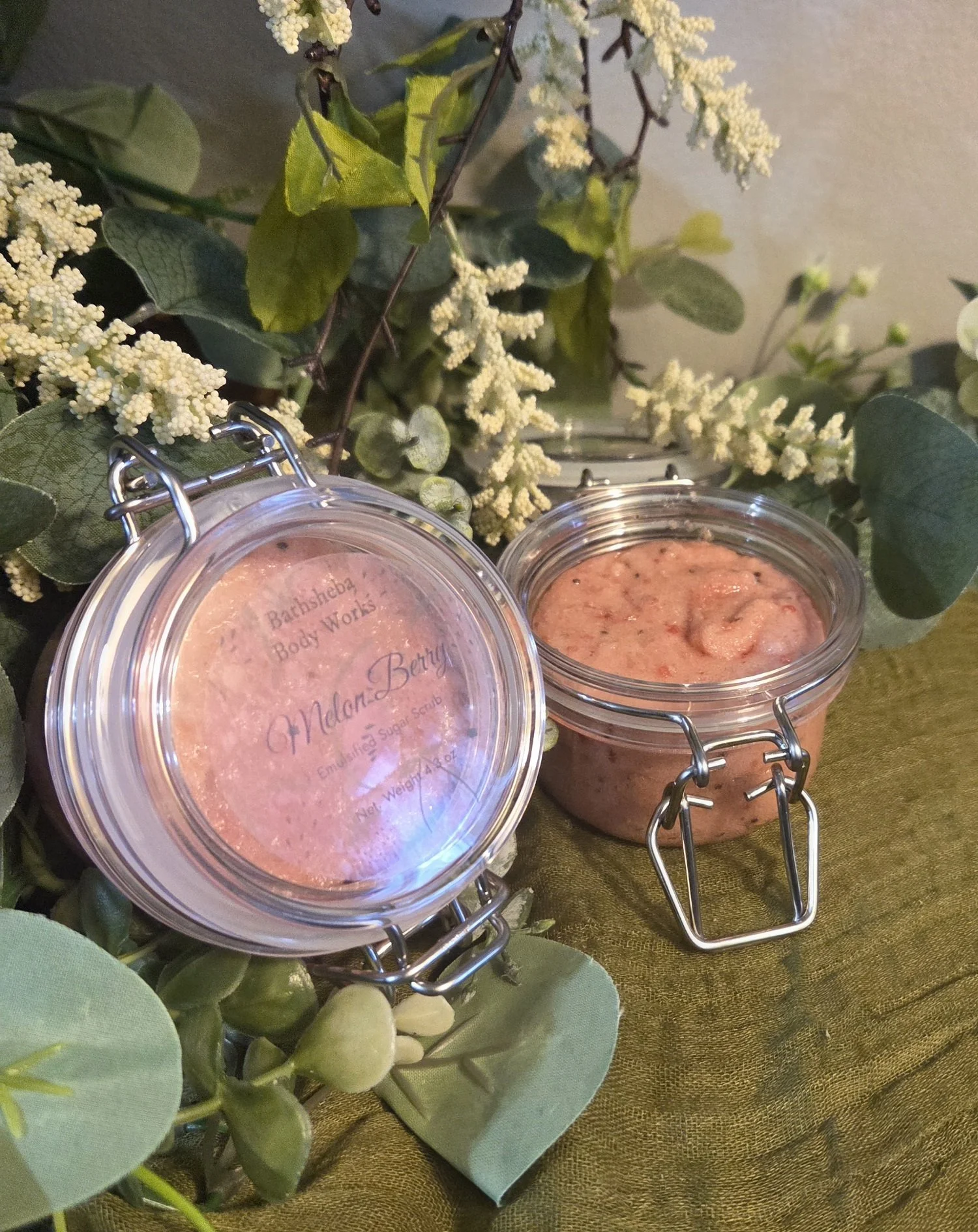 Body Sugar Scrub - Melon Berry - (Cleansing)