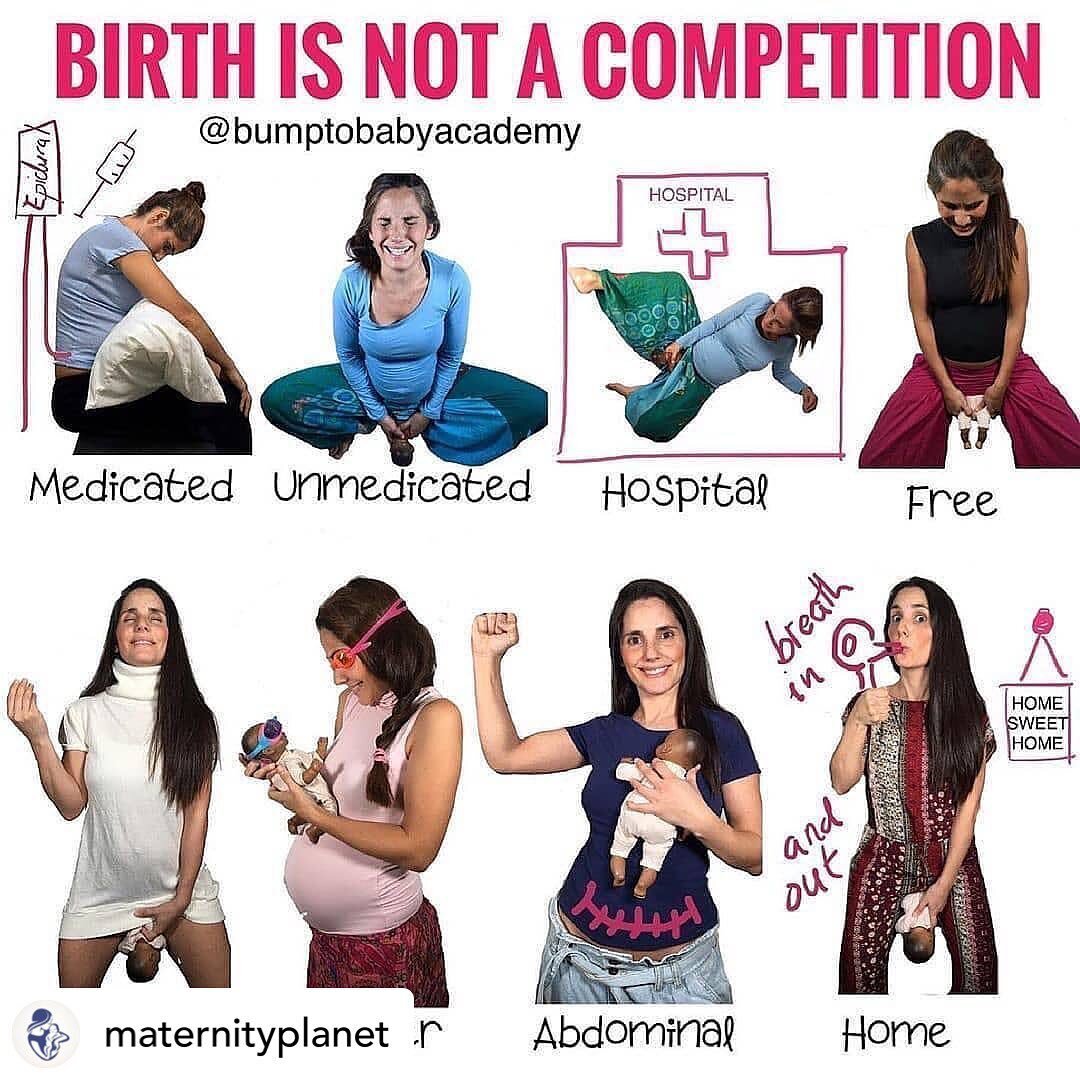 FACTS. Posted @withregram &bull; @maternityplanet WHEN DID GIVING BIRTH BECOME A COMPETITION?
. 
🔆 Your birth experience will become a blue print in your souls for the rest of your life
❤️ If you are pregnant, check out the antenatal-hypnobirthing o