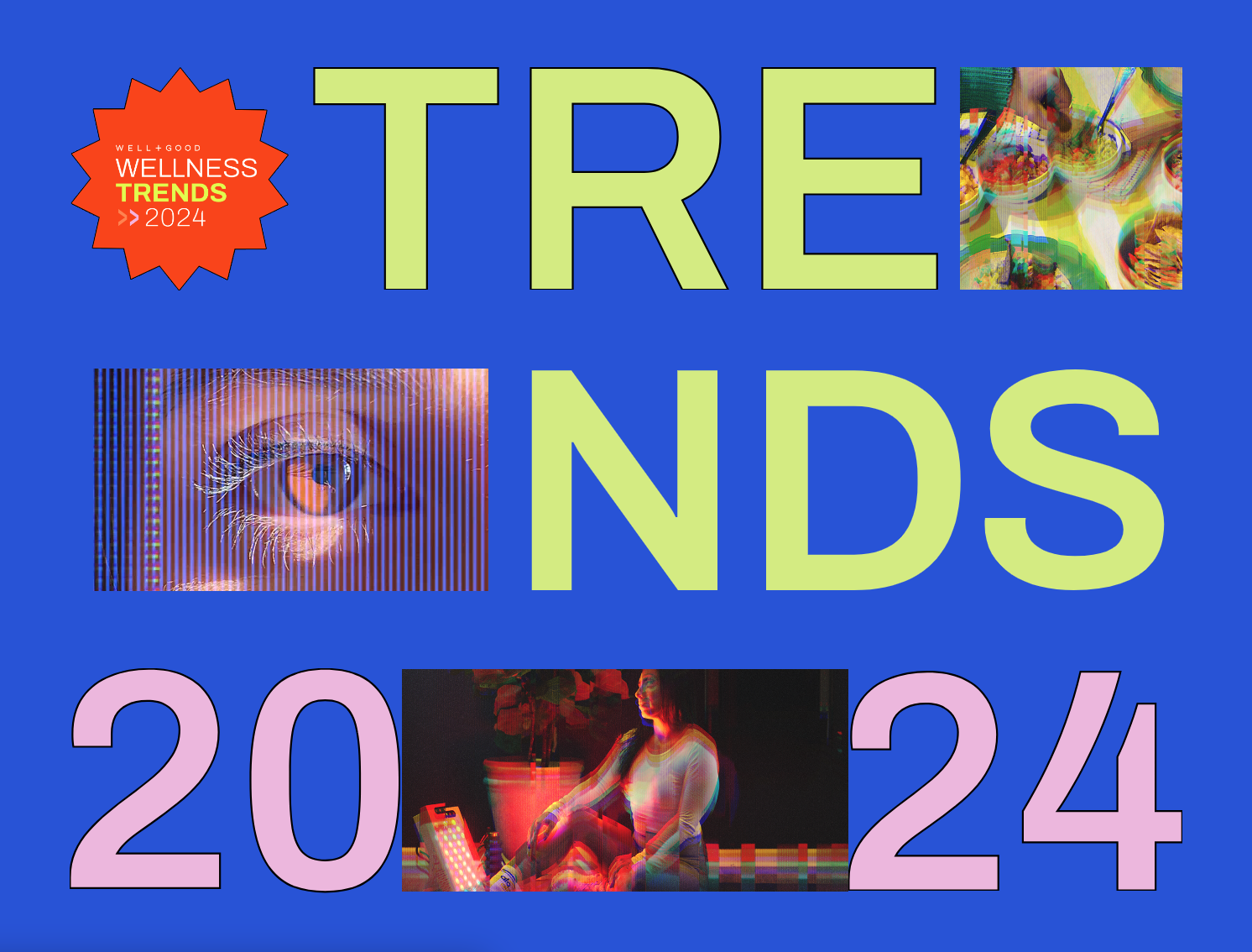 screenshot of wellandgood.com 2024 trends title page