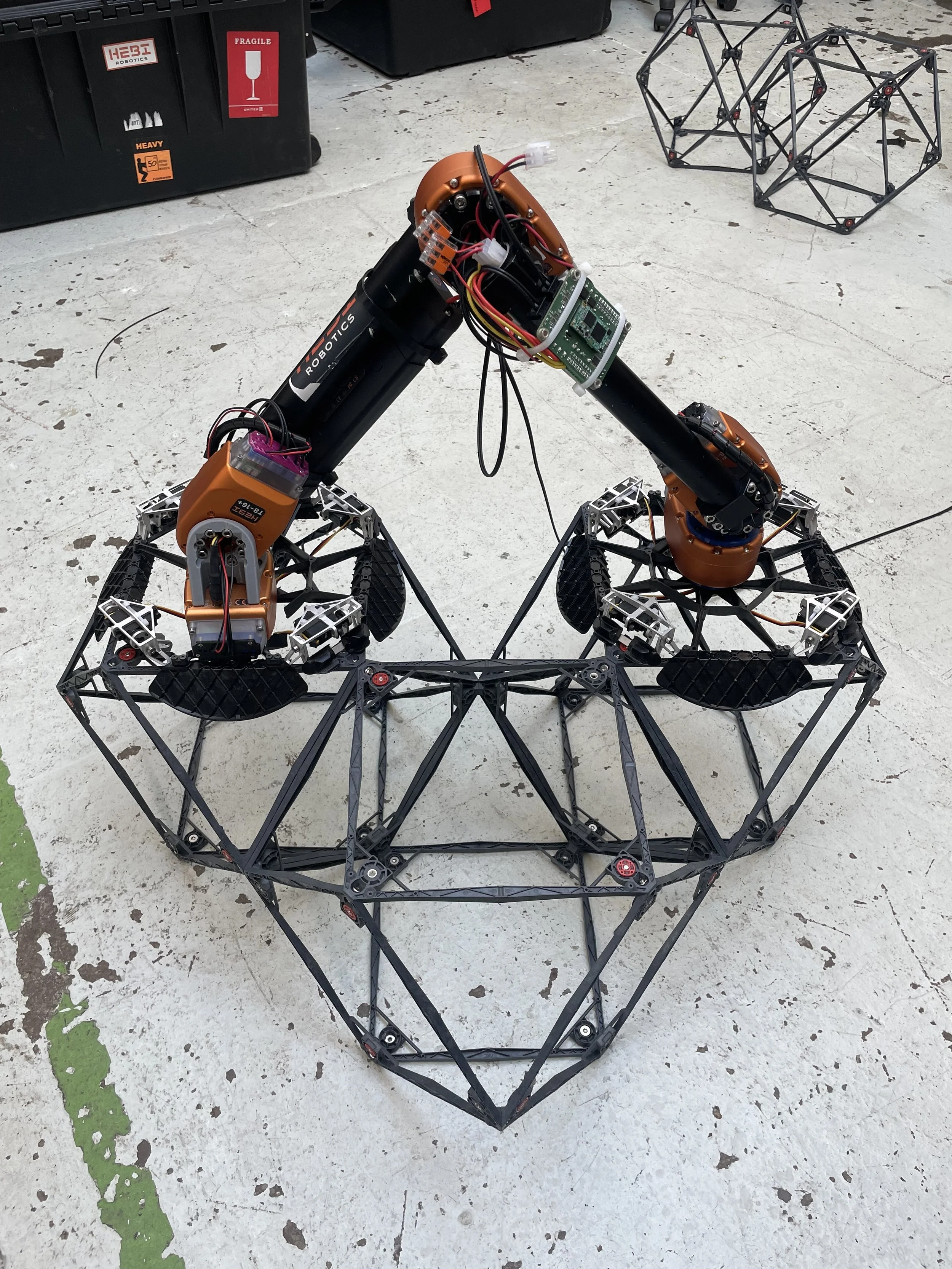 HEBI NASA ARMADAS inchworm robot