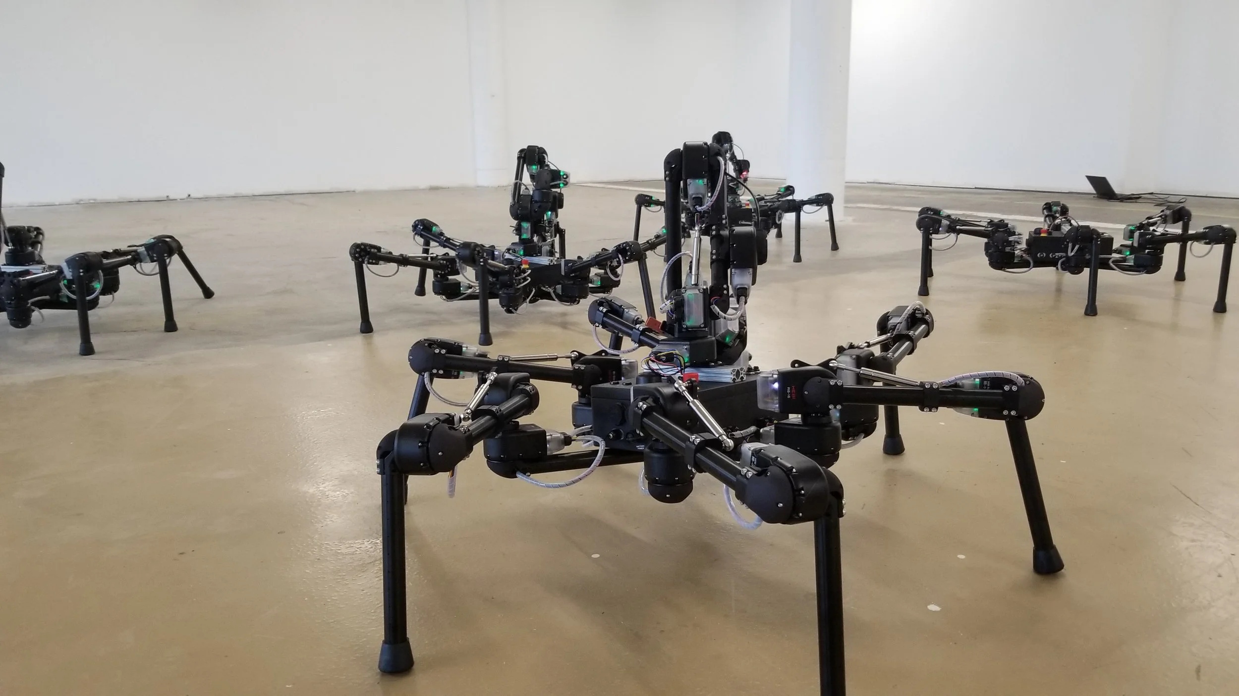 HEBI's "Lily" hexapod walking robot