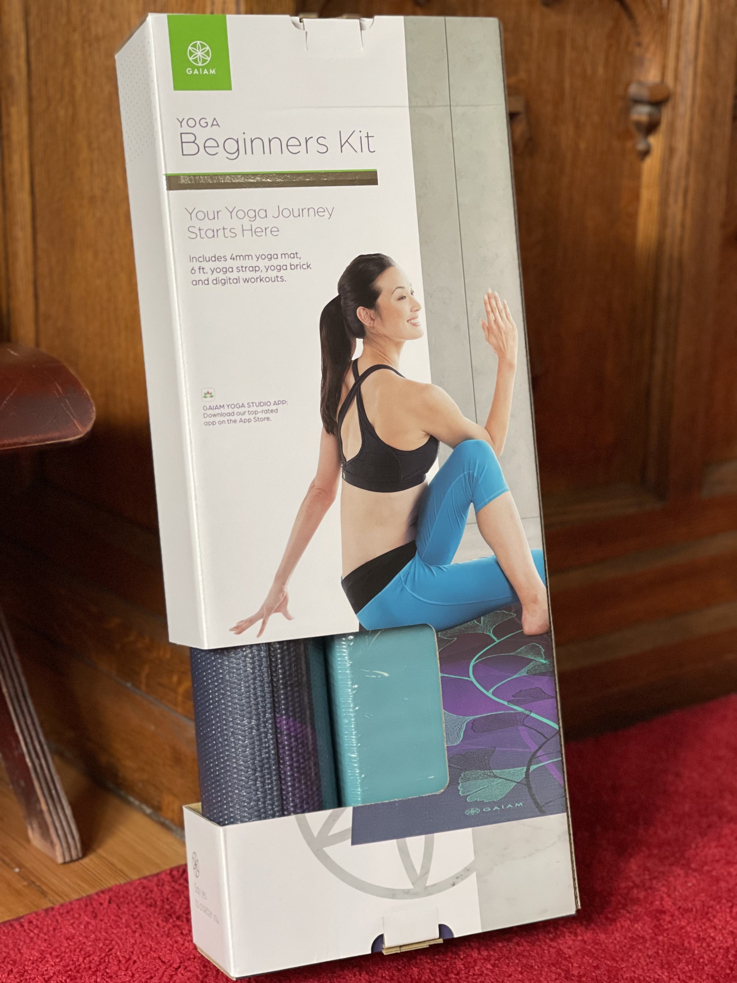 Gaiam Stay Put Yoga Mat Towel - Center in the Heights