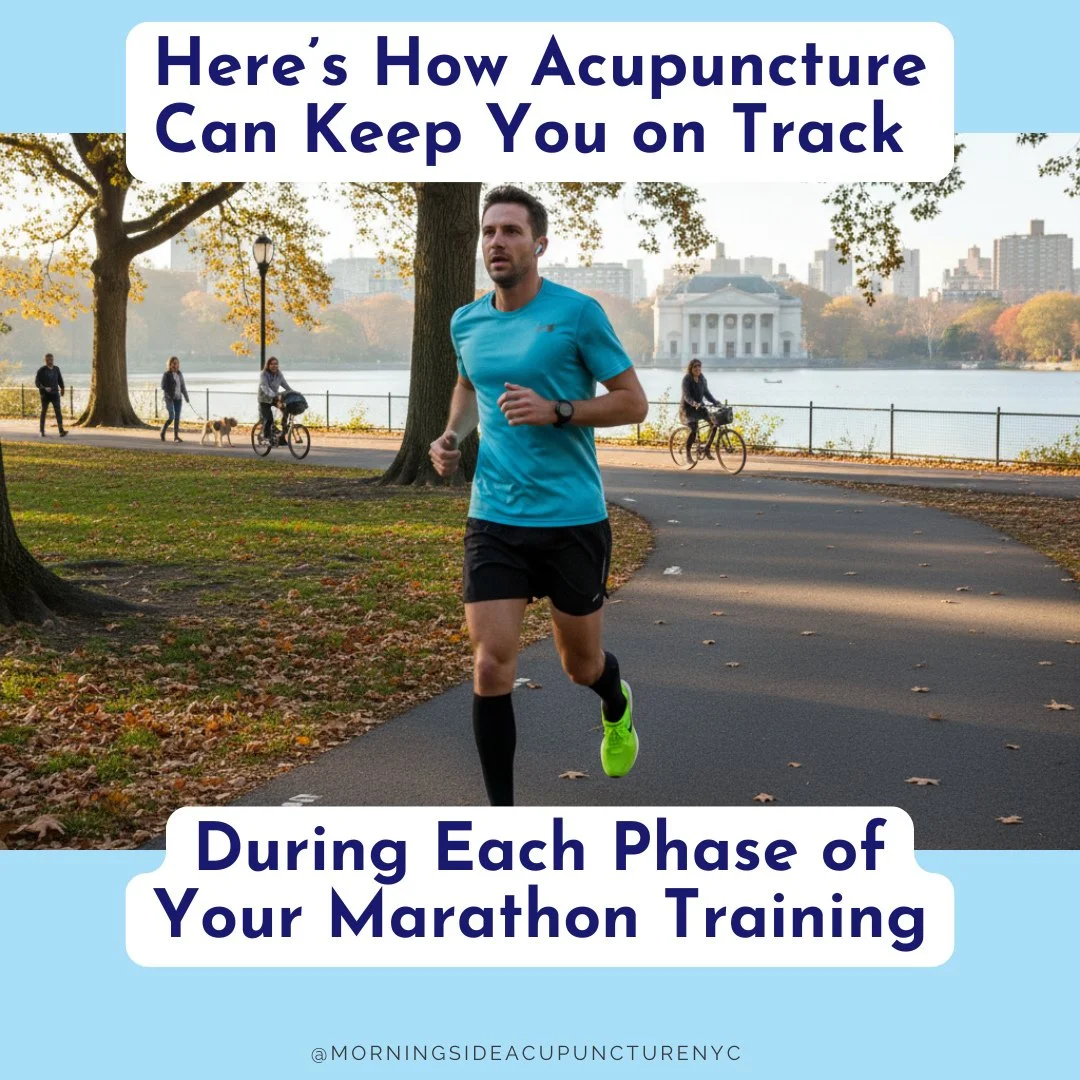 Fall marathon season is here 🏃&zwj;♀️🏃&zwj;♂️ Chicago is less than 2 weeks away and NYC in 5!⁠
⁠
Acupuncture &amp; dry needling can help you during peak training ✔️, the taper phase ✔️, and post-marathon ✔️.⁠
⁠
Stay healthy, train strong, and make 