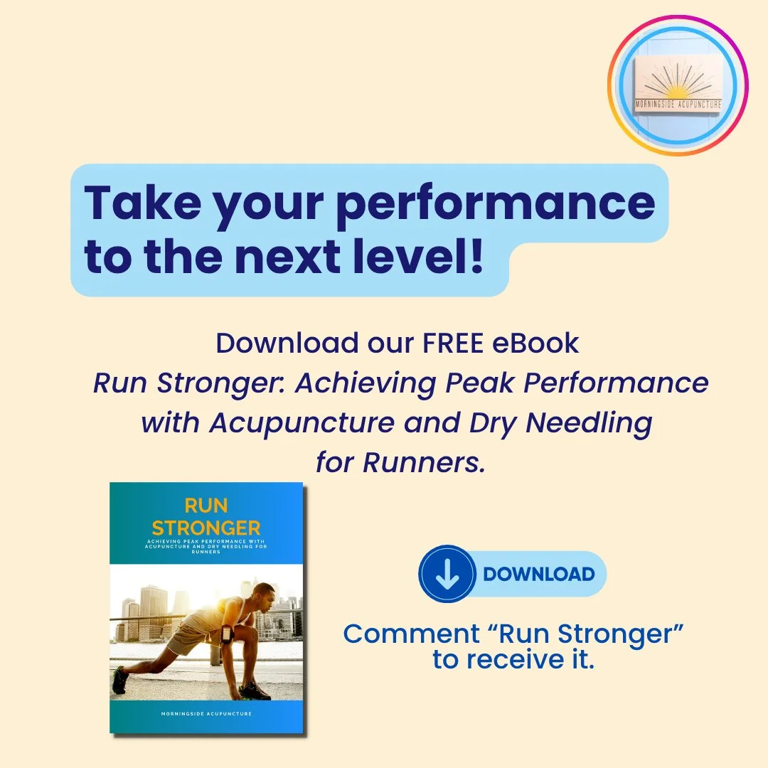 💬 Comment RUN STRONGER, and we'll send it to your DM.⁠
⁠
It's packed with practical info on how acupuncture and dry needling can help you recover faster, reduce your risk of injury, and keep your training on track. Whether you're prepping for your n
