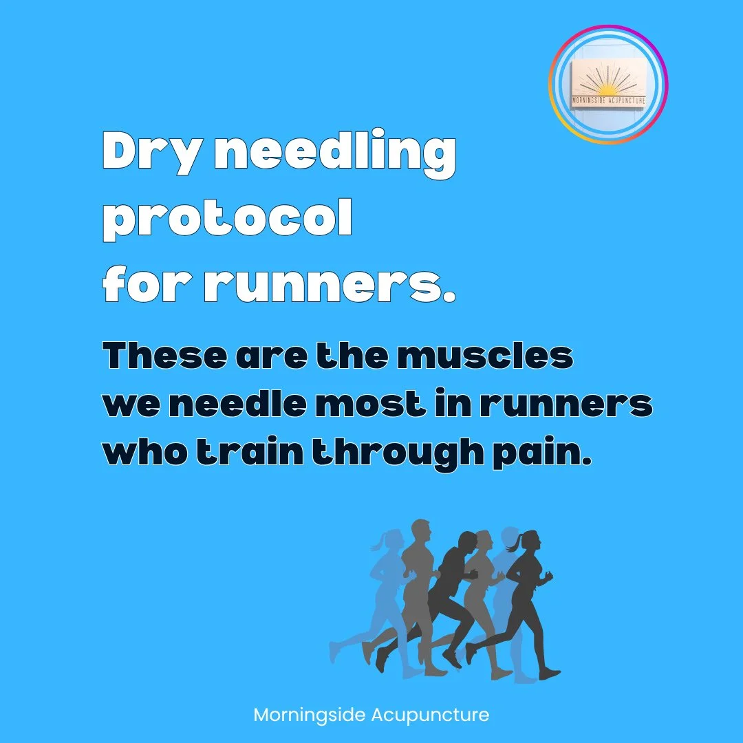 Runners have a predictable map of trigger points. If you run 20+ miles a week, these muscles accumulate load:⁠
⁠
🔹 Glute medius ⁠
🔹 TFL ⁠
🔹 Rectus femoris ⁠
🔹 Vastus lateralis ⁠
🔹 Gastroc, soleus ⁠
🔹 Tibialis anterior, tibialis posterior ⁠
🔹 Q