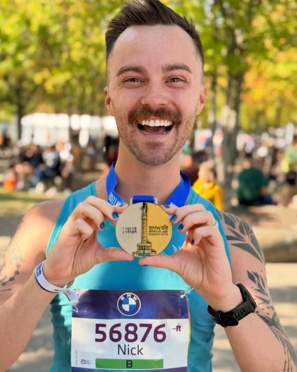 2:54:26.

That is Nick's finish time at the Berlin Marathon. Sub-3, on one of the fastest courses in the world, after a full summer of training.

We watched the tracker from New York and could not be prouder.

Nick is back in the clinic this week. If