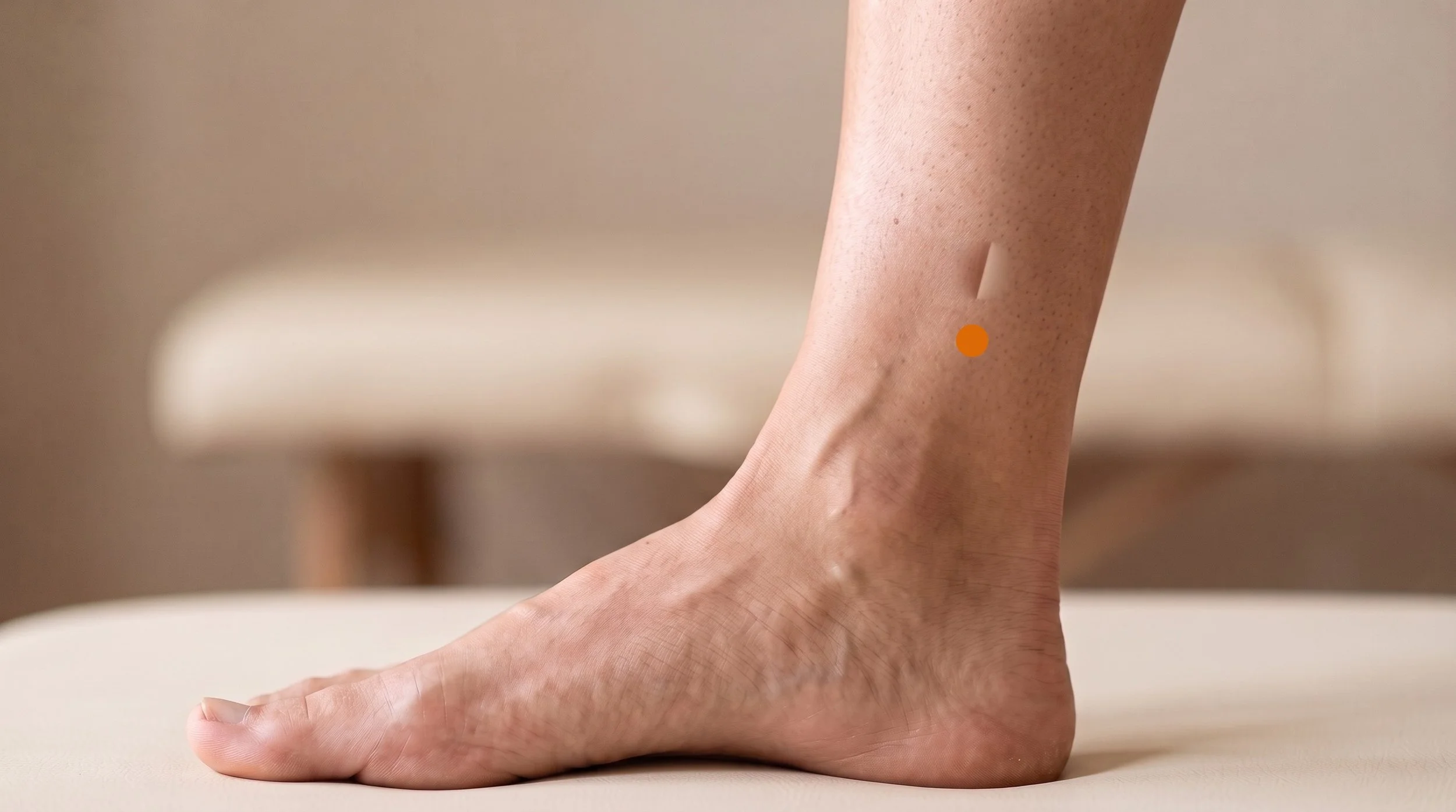 KI8 Acupuncture Point (Jiaoxin)